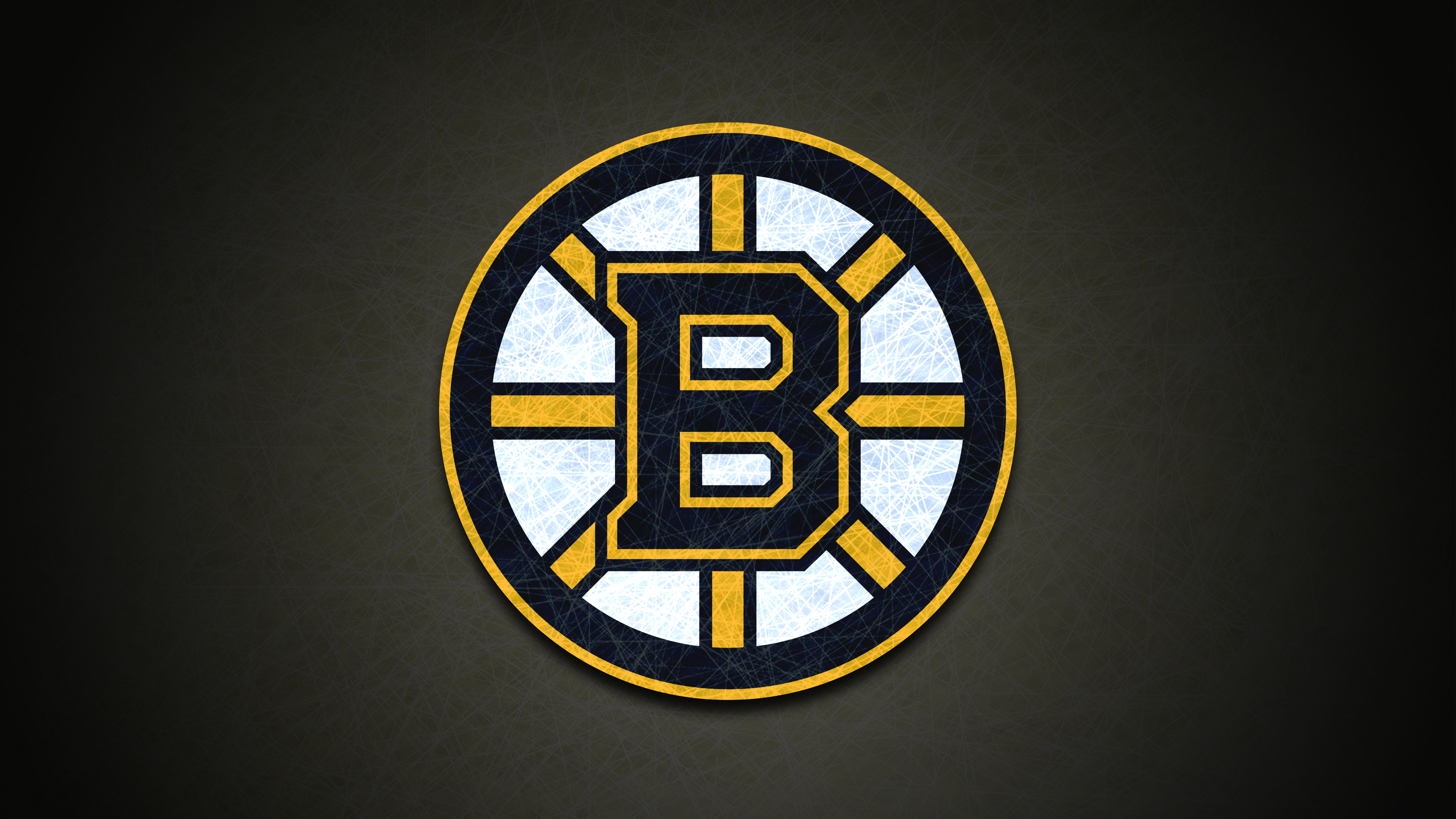 Boston Bruins NHL logo 4K HD Wallpaper