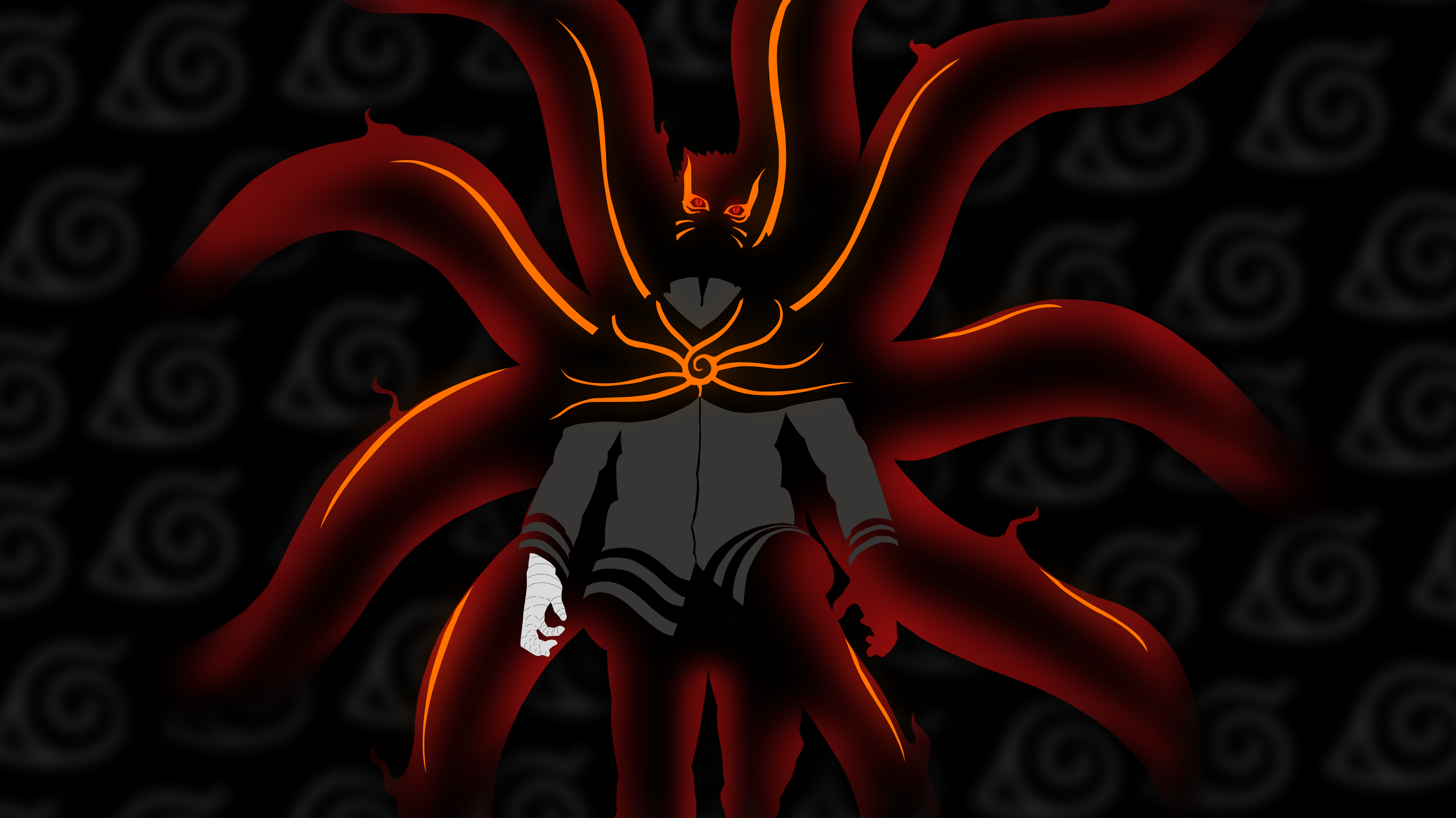 Naruto Uzumaki in Baryon Mode from Boruto 4K HD Wallpaper