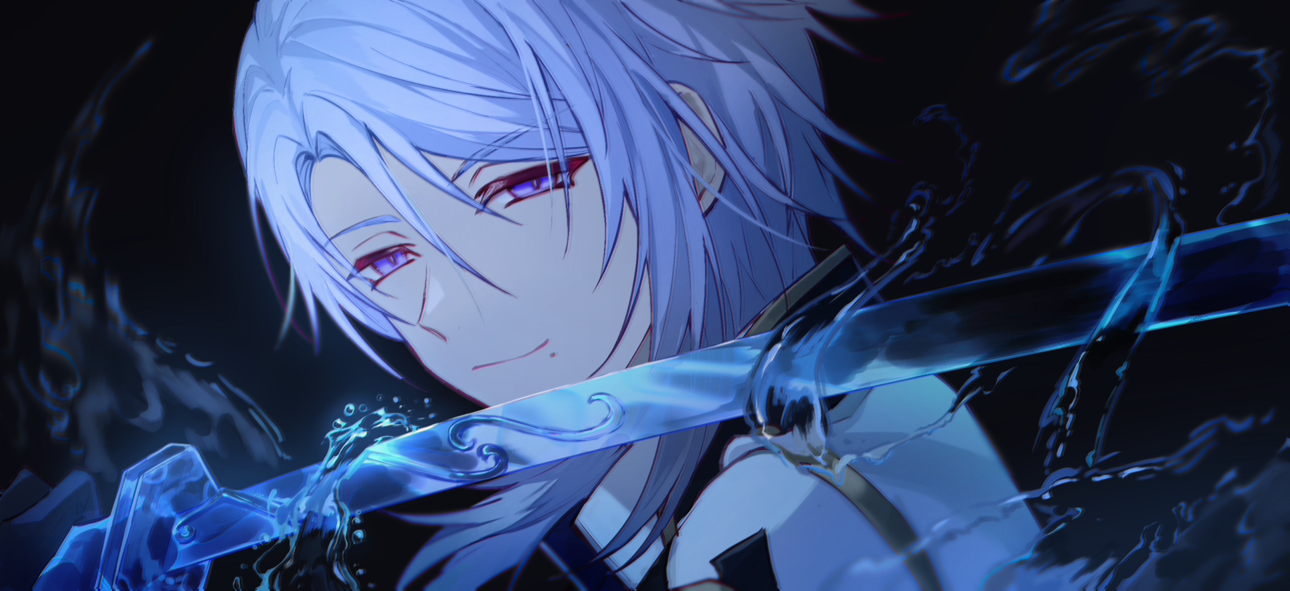 Kamisato Ayato from Genshin Impact HD Wallpaper