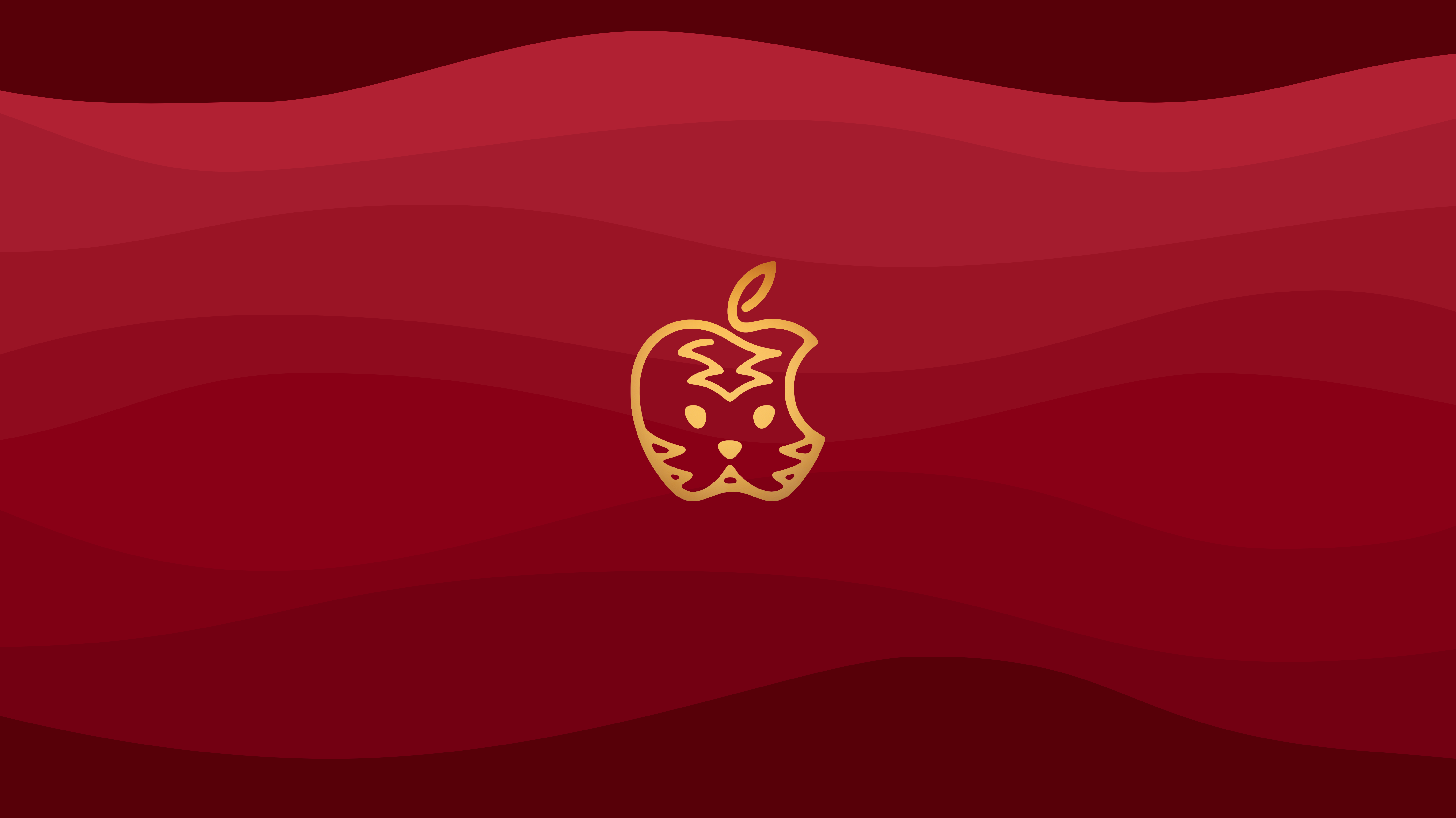Apple Year of the Tiger 4K HD Wallpaper
