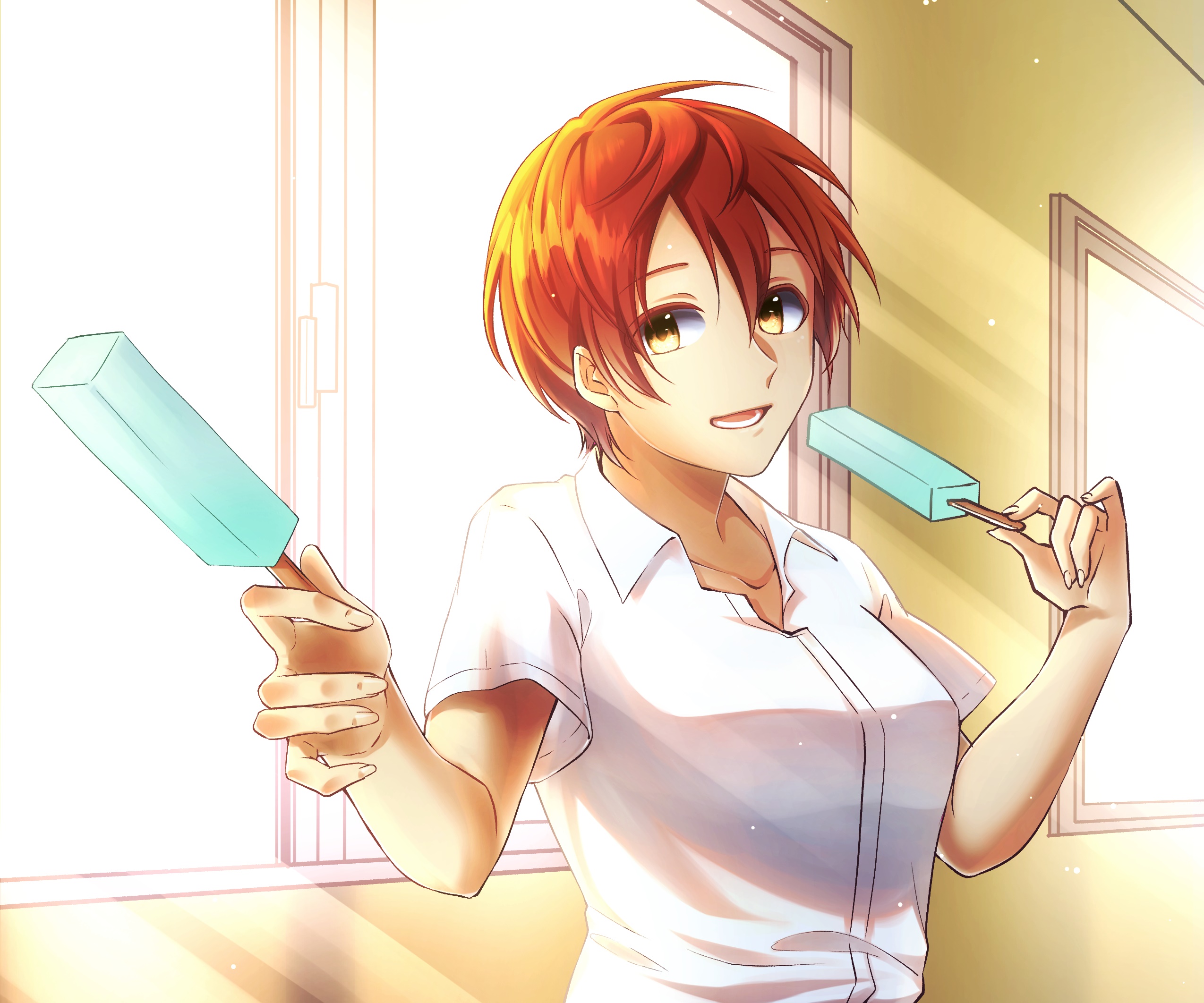 Saki Yoshioka from The IDOLM@STER Cinderella Girls HD Wallpaper