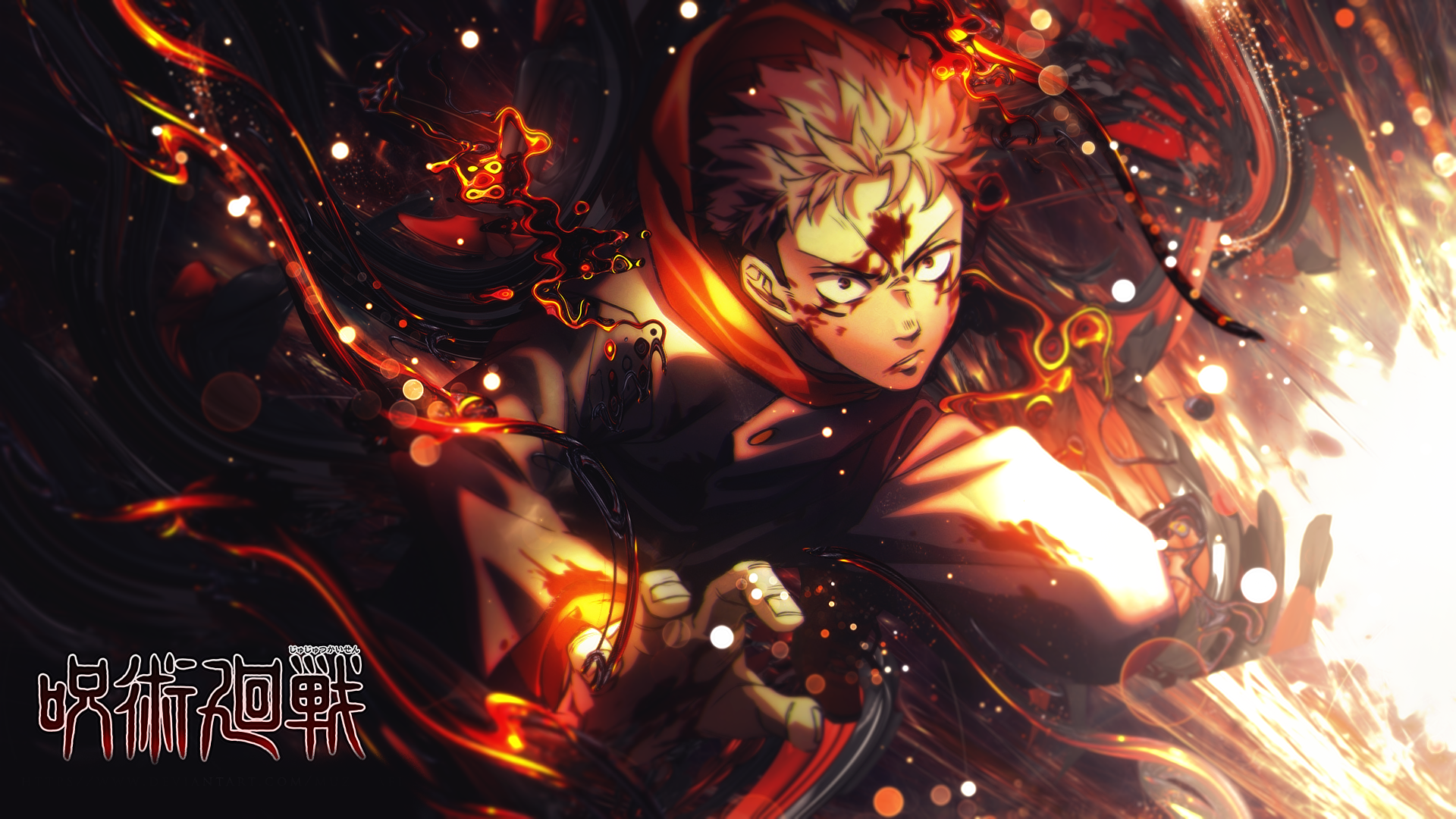 Yuji Itadori from Jujutsu Kaisen HD Wallpaper