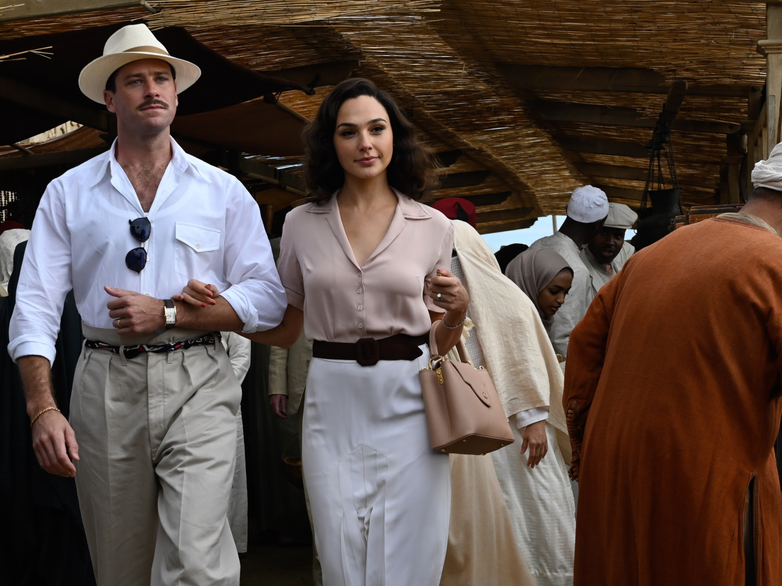 Armie Hammer and Gal Gadot from Death on the Nile HD Wallpaper