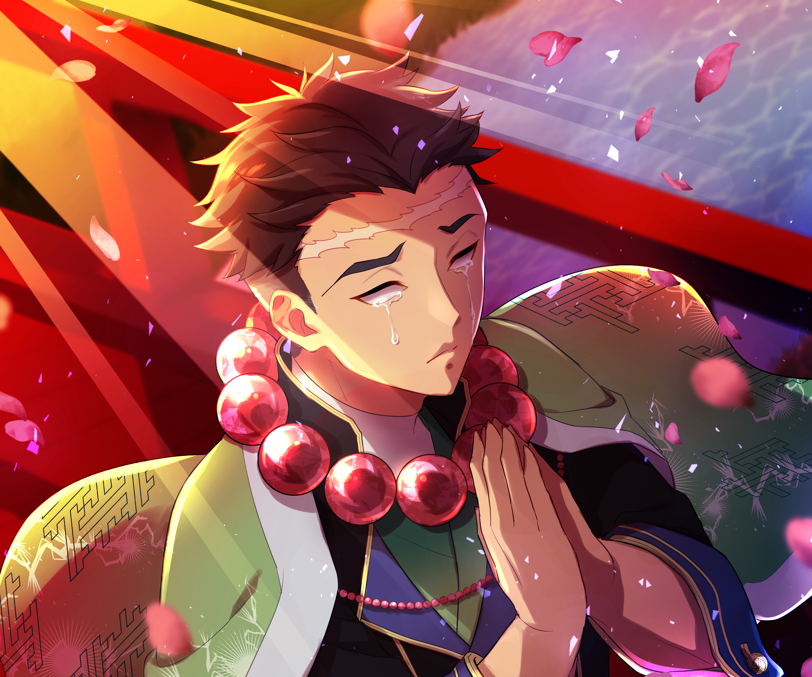 Gyomei Himejima from Demon Slayer: Kimetsu No Yaiba HD Wallpaper
