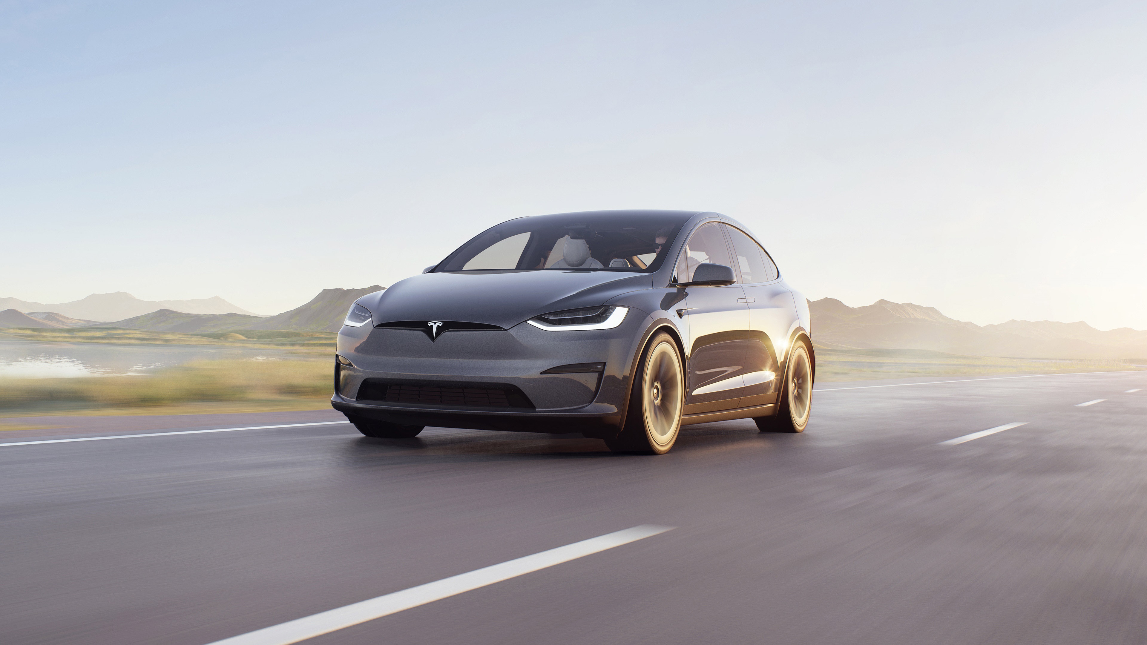 Tesla Model X Plaid HD Wallpaper