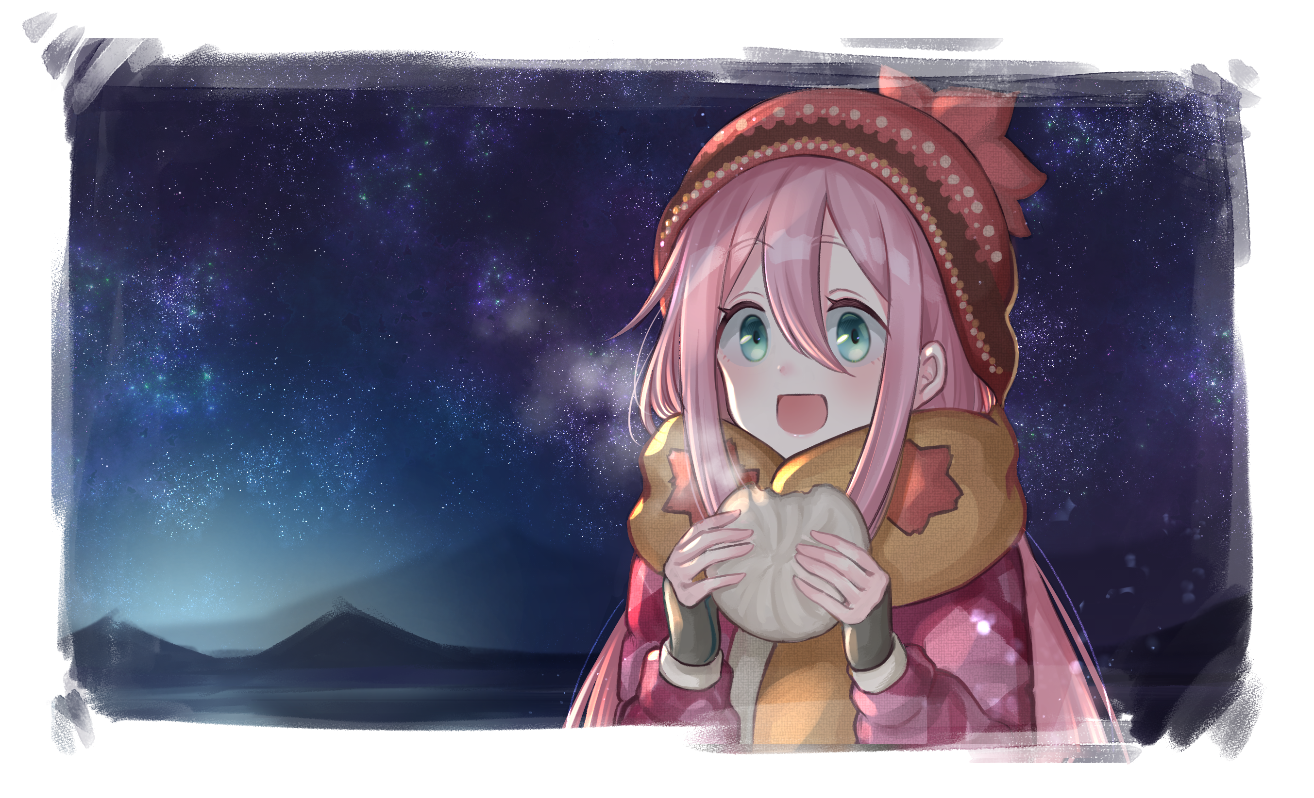 Nadeshiko Kagamihara from Laid-Back Camp HD Wallpaper