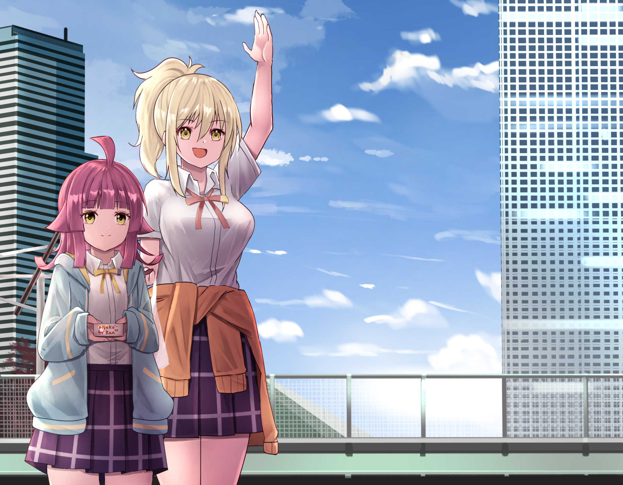 Ai Miyashita and Rina Tennoji from Love Live! Nijigasaki High School Idol Club HD Wallpaper
