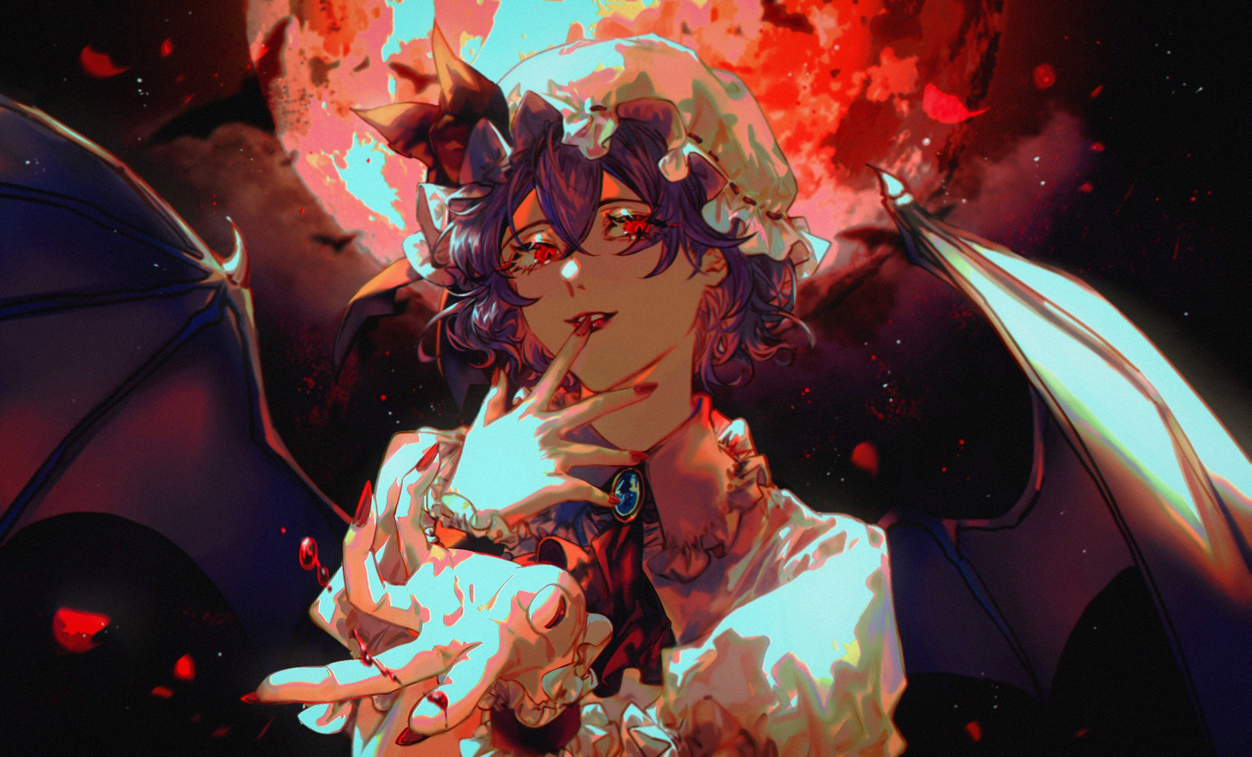 Remilia Scarlet from Touhou HD Wallpaper