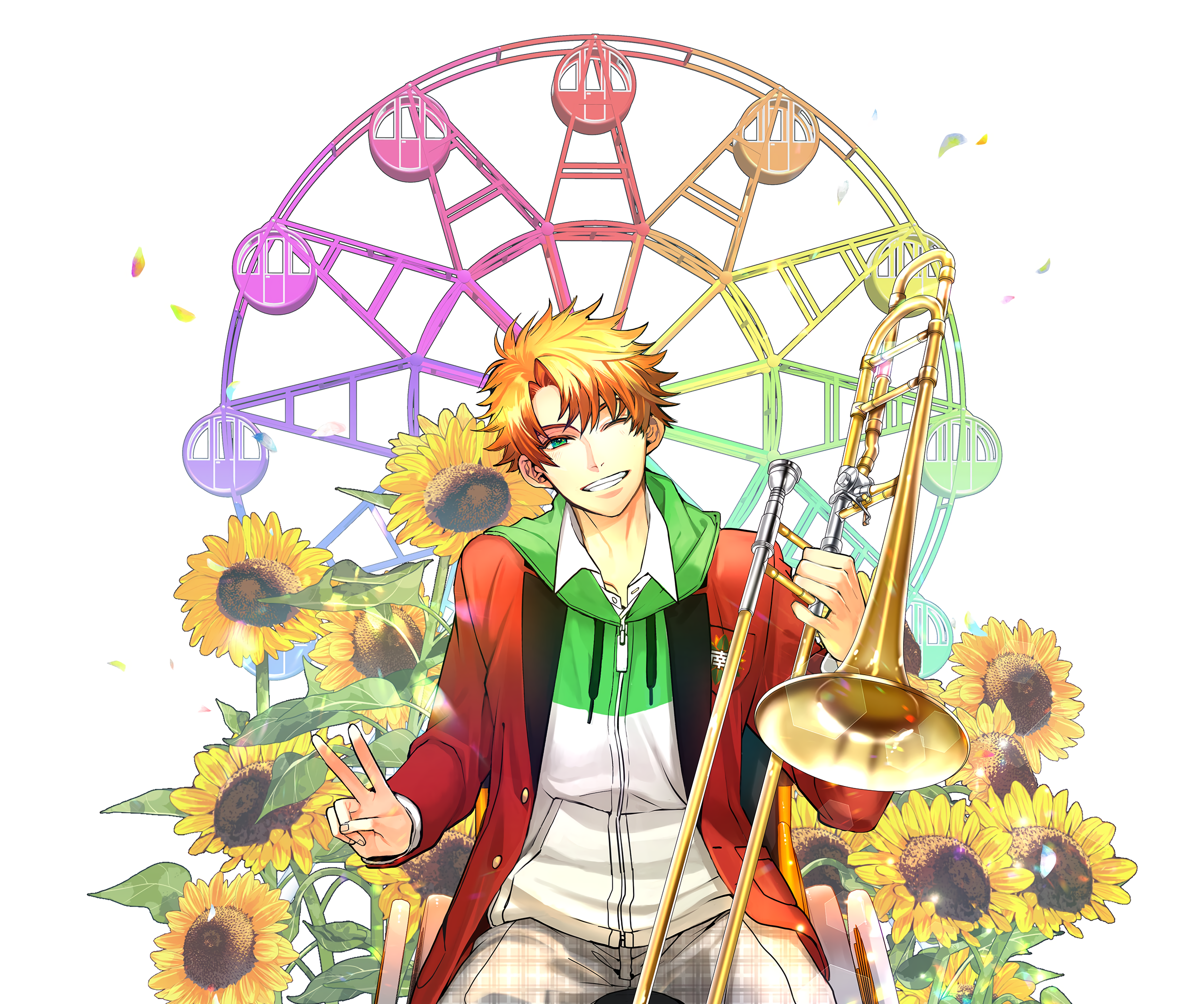 Takuto Akabane from Kiniro No Corda ~Starlight Orchestra~ HD Wallpaper