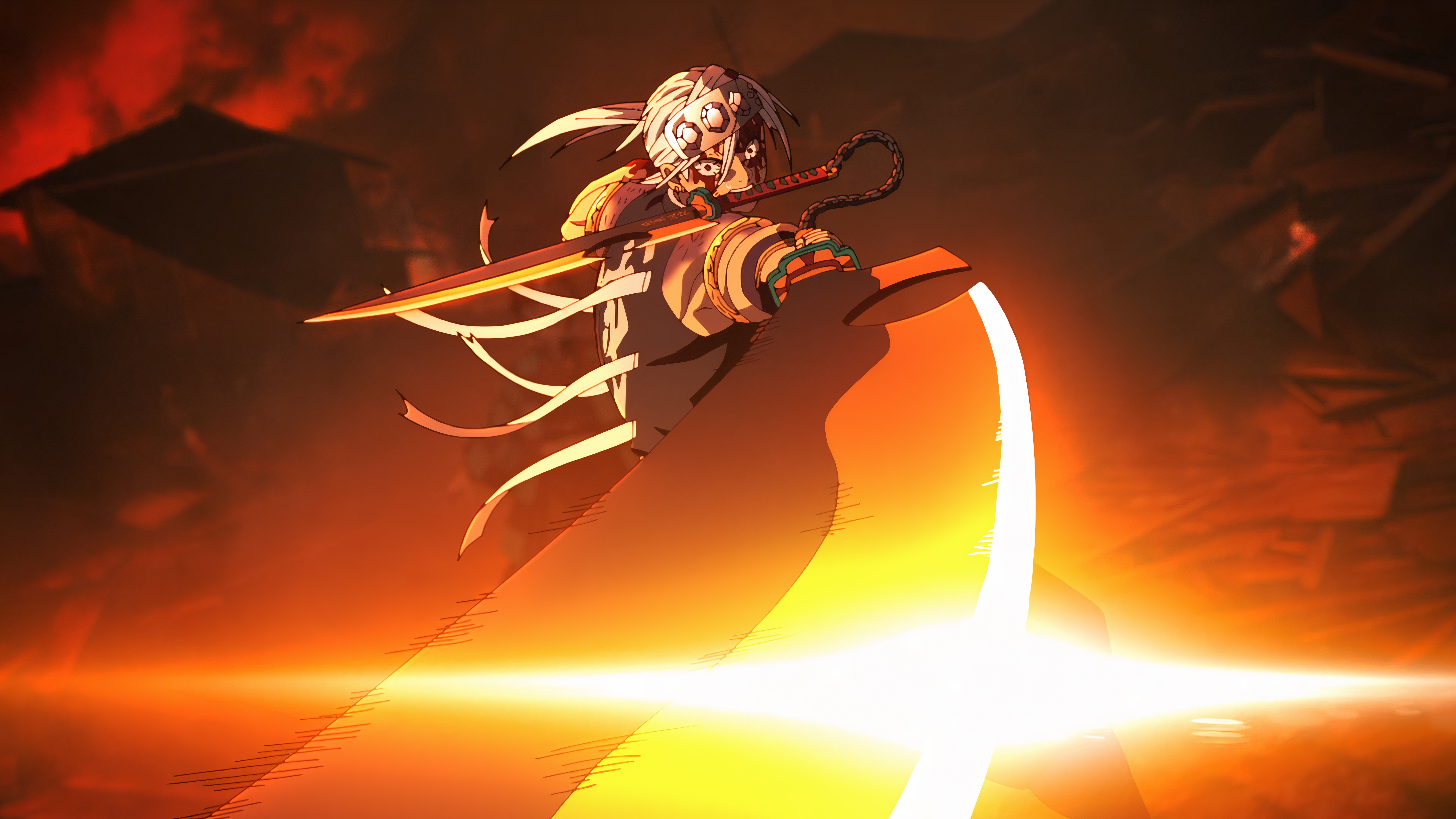 Tengen Uzui from Demon Slayer: Entertainment District Arc HD Wallpaper