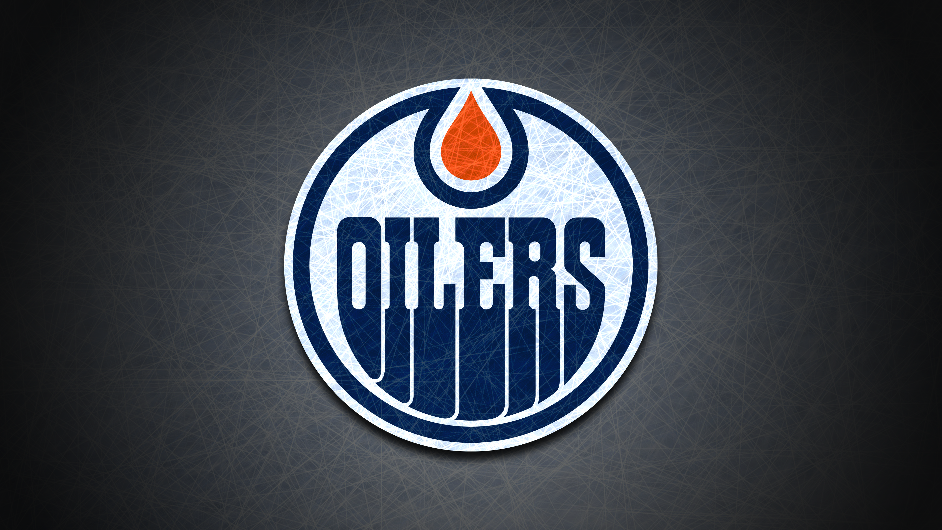 Edmonton Oilers NHL logo 4K HD Wallpaper