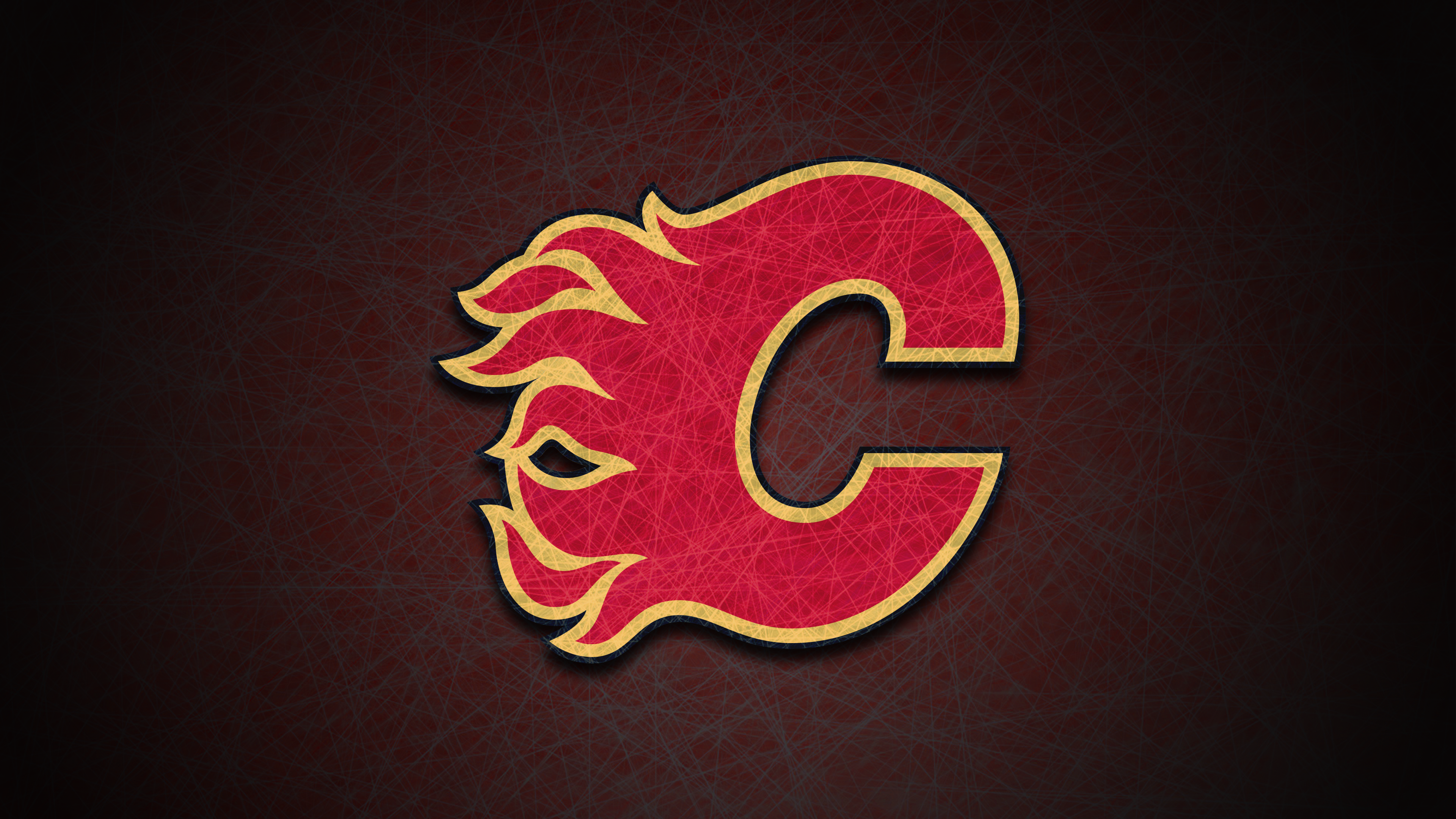 Calgary Flames NHL 4K HD Wallpaper