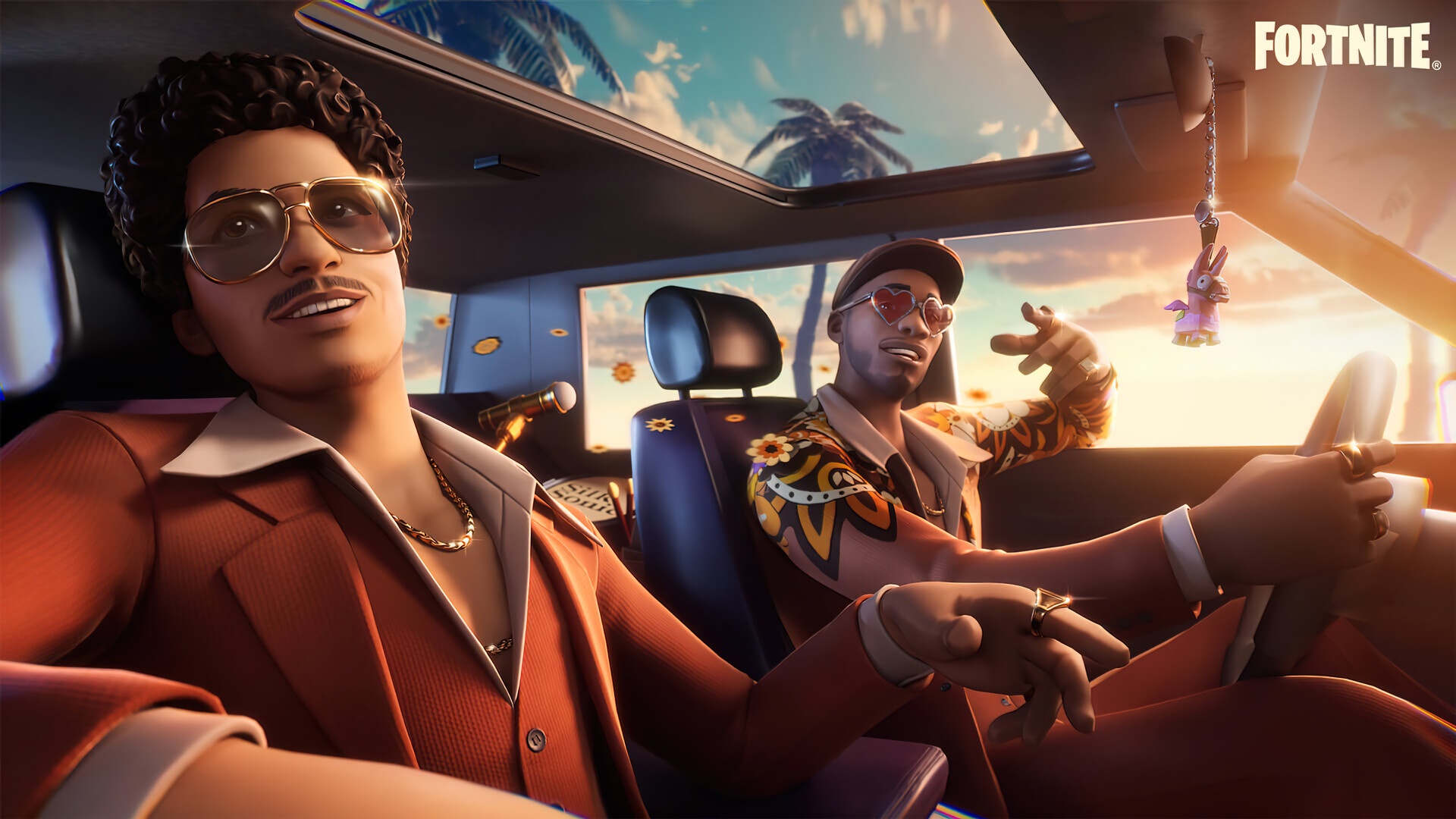 Bruno Mars and Anderson .Paak in Fortnite HD Wallpaper
