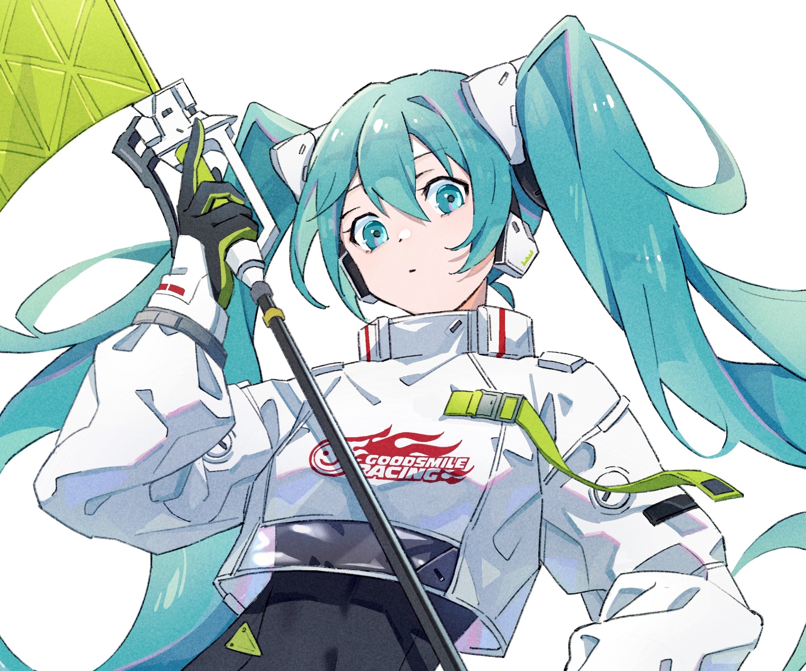 Hatsune Miku Racing HD Wallpaper