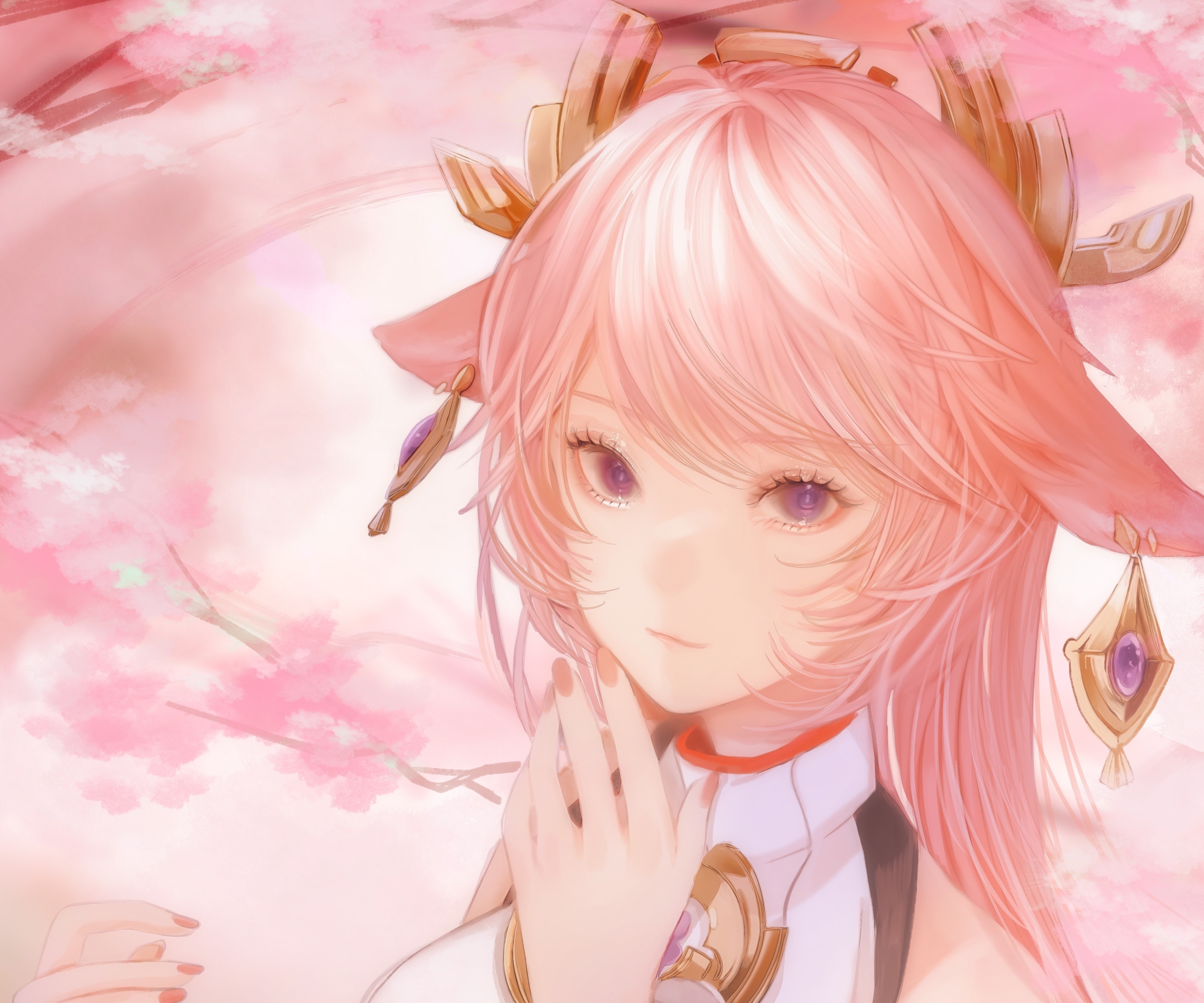 Yae Miko from Genshin Impact HD Wallpaper