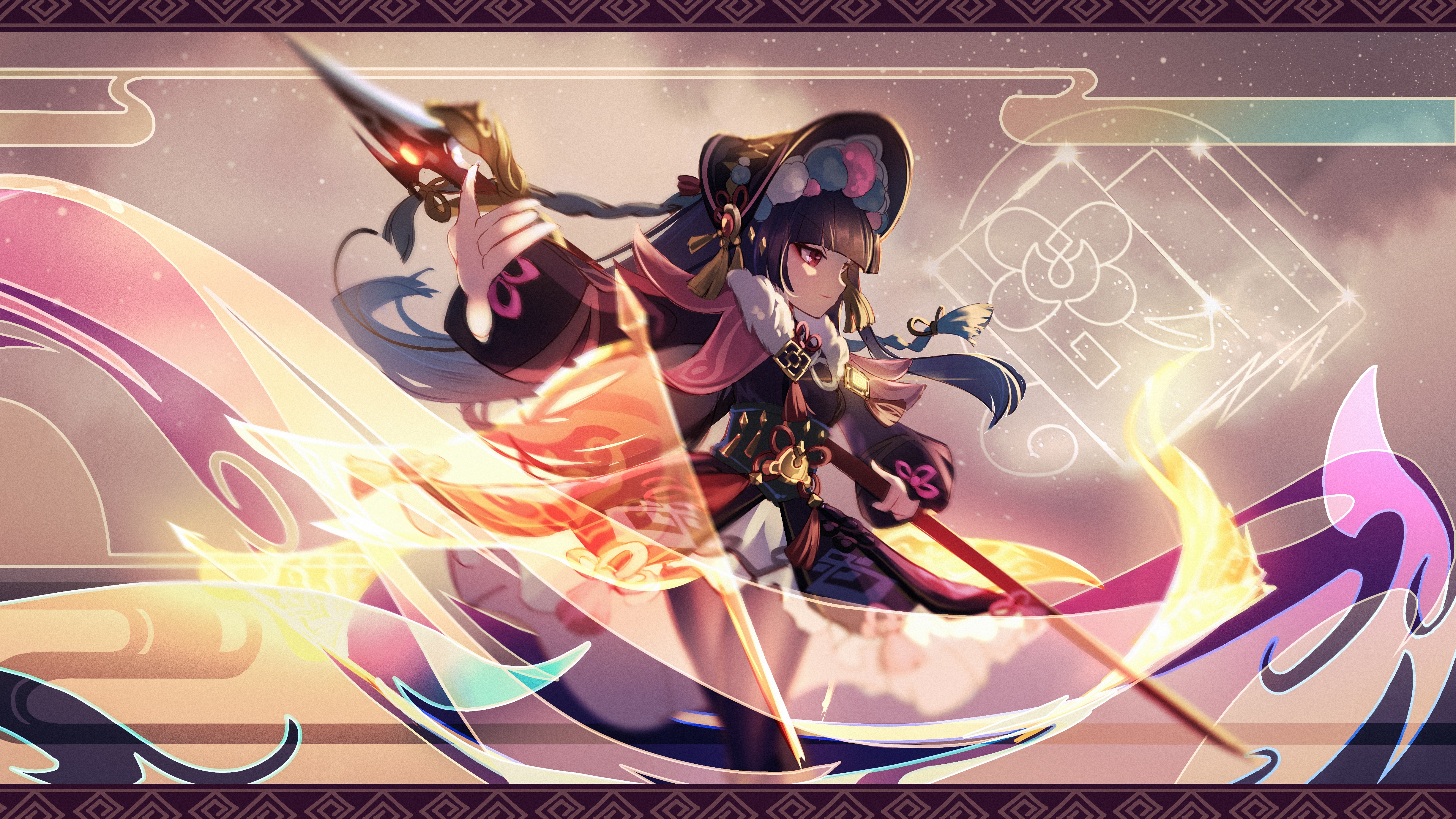 Yun Jin from Genshin Impact 4K HD Wallpaper