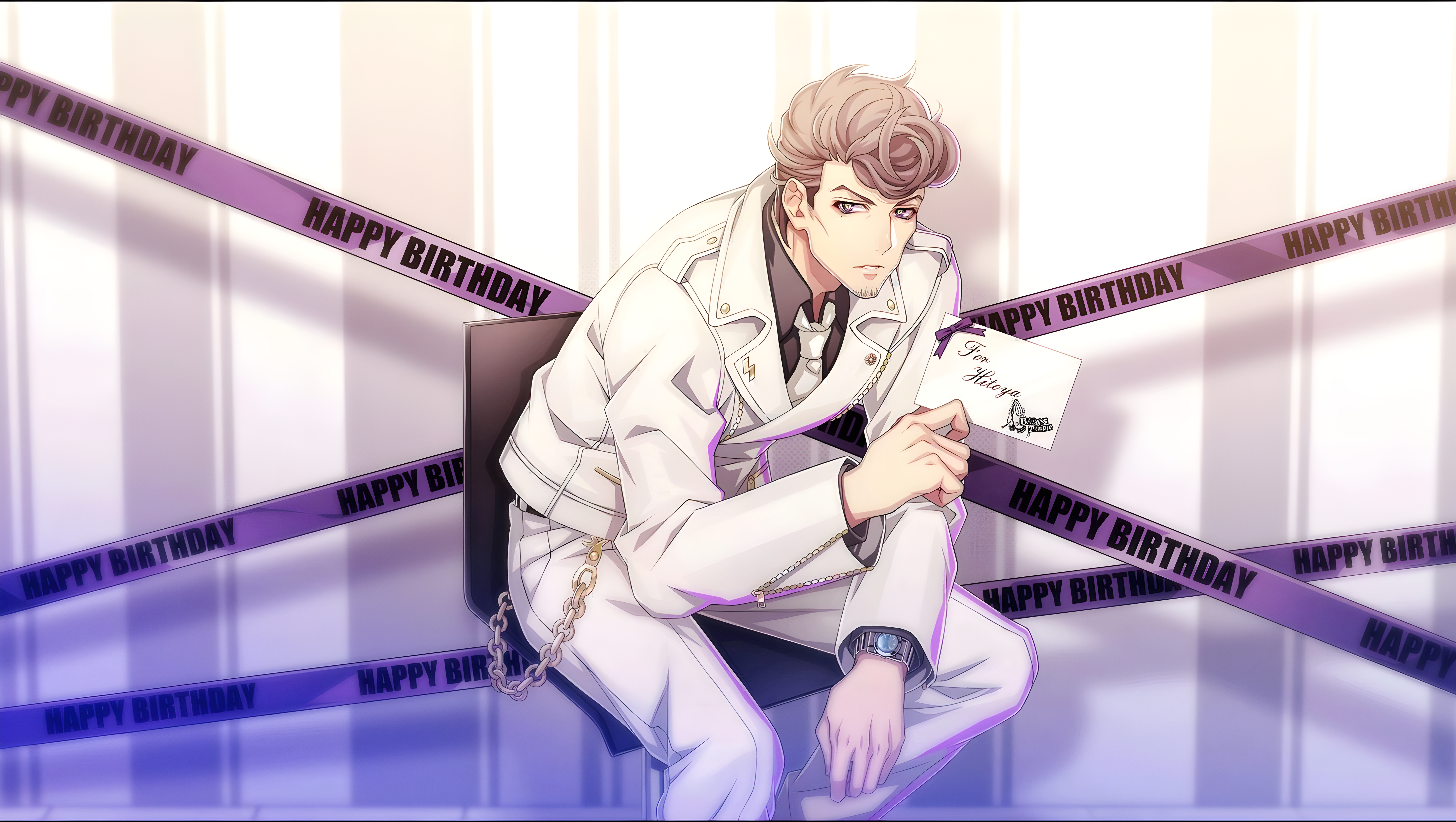 Hitoya Amaguni from Hypnosis Mic 4K HD Wallpaper
