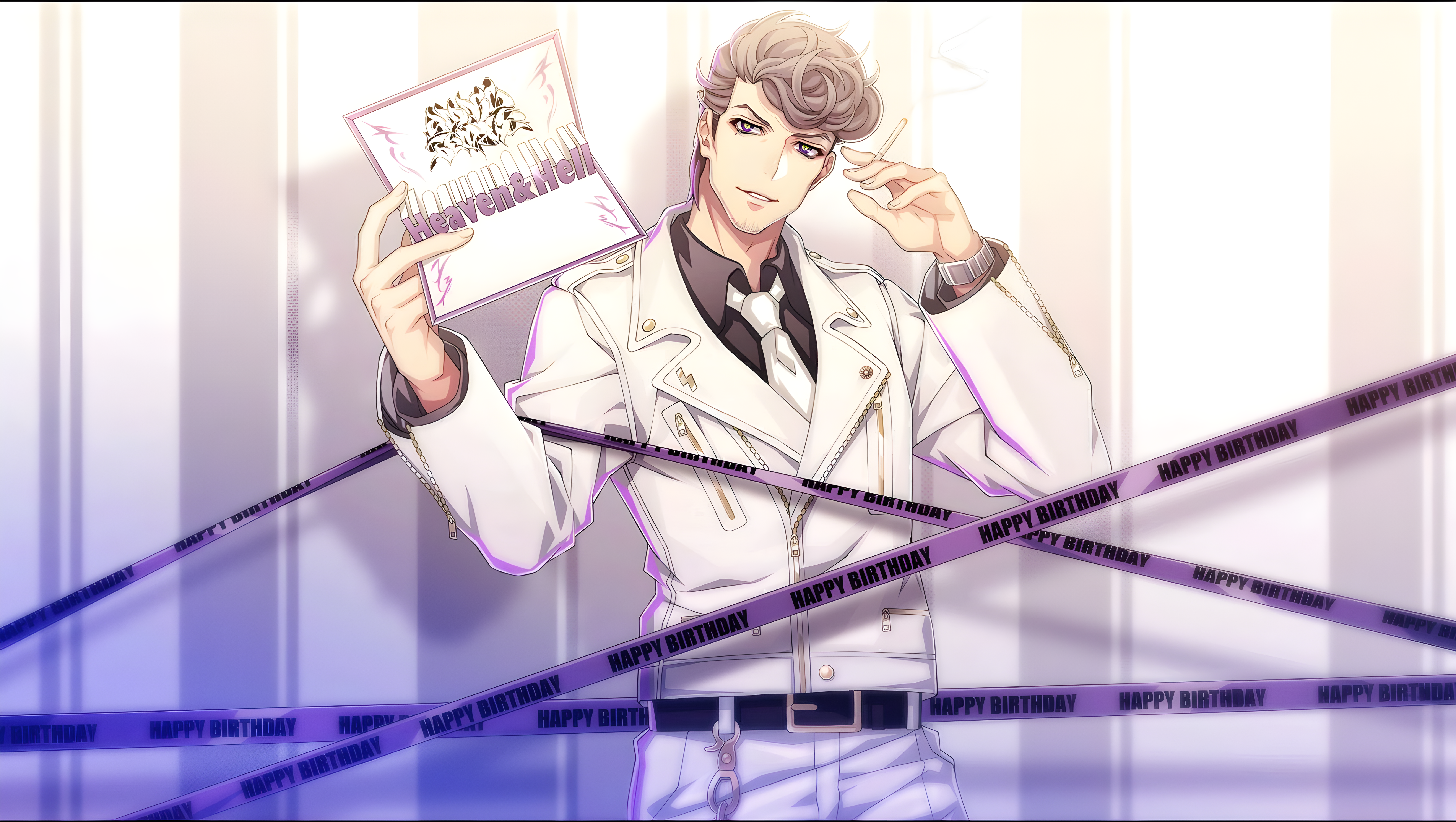 Hitoya Amaguni from Hypnosis Mic 4K HD Wallpaper