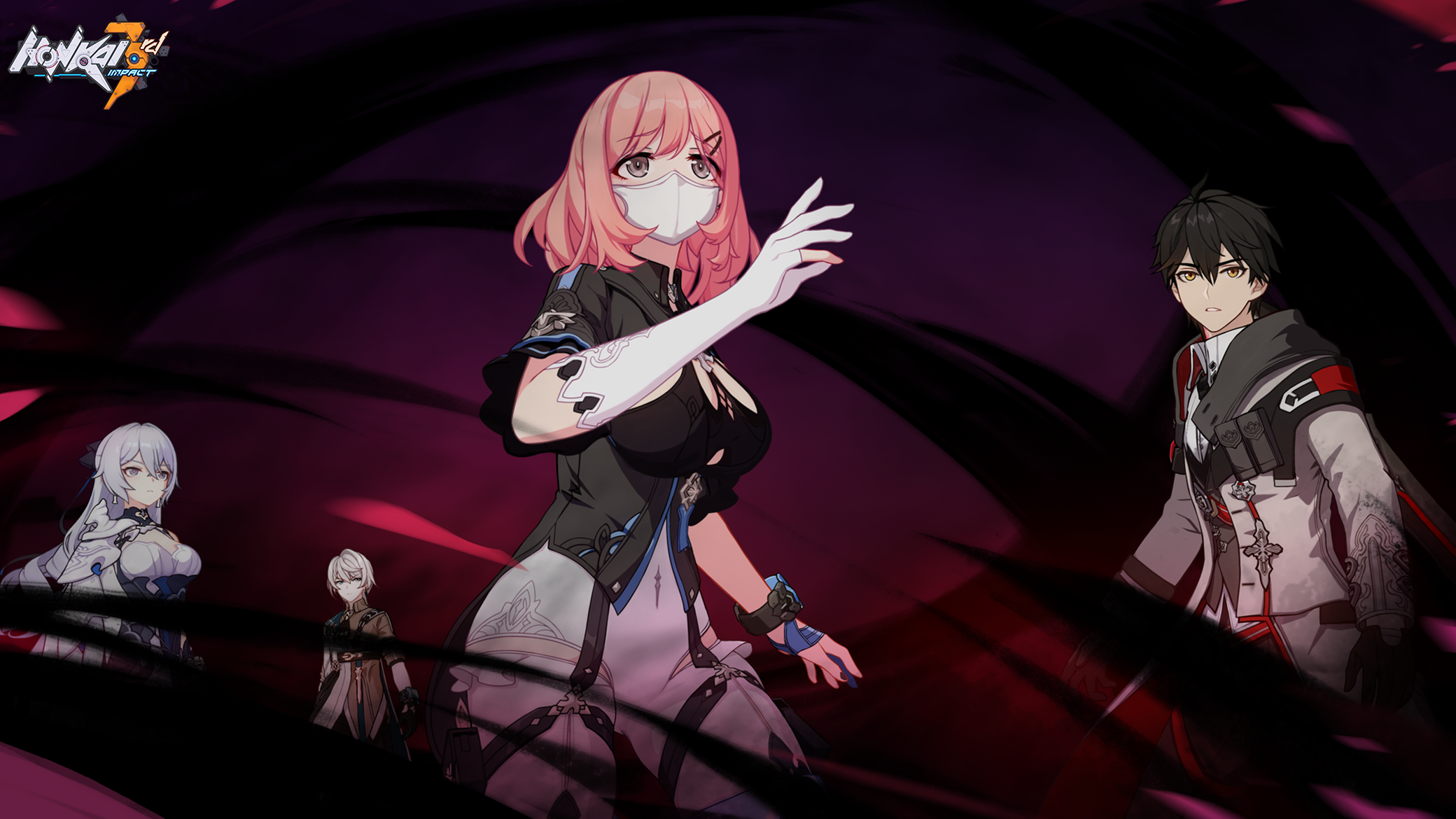 Honkai Impact 3rd characters in dark environment HD Wallpaper