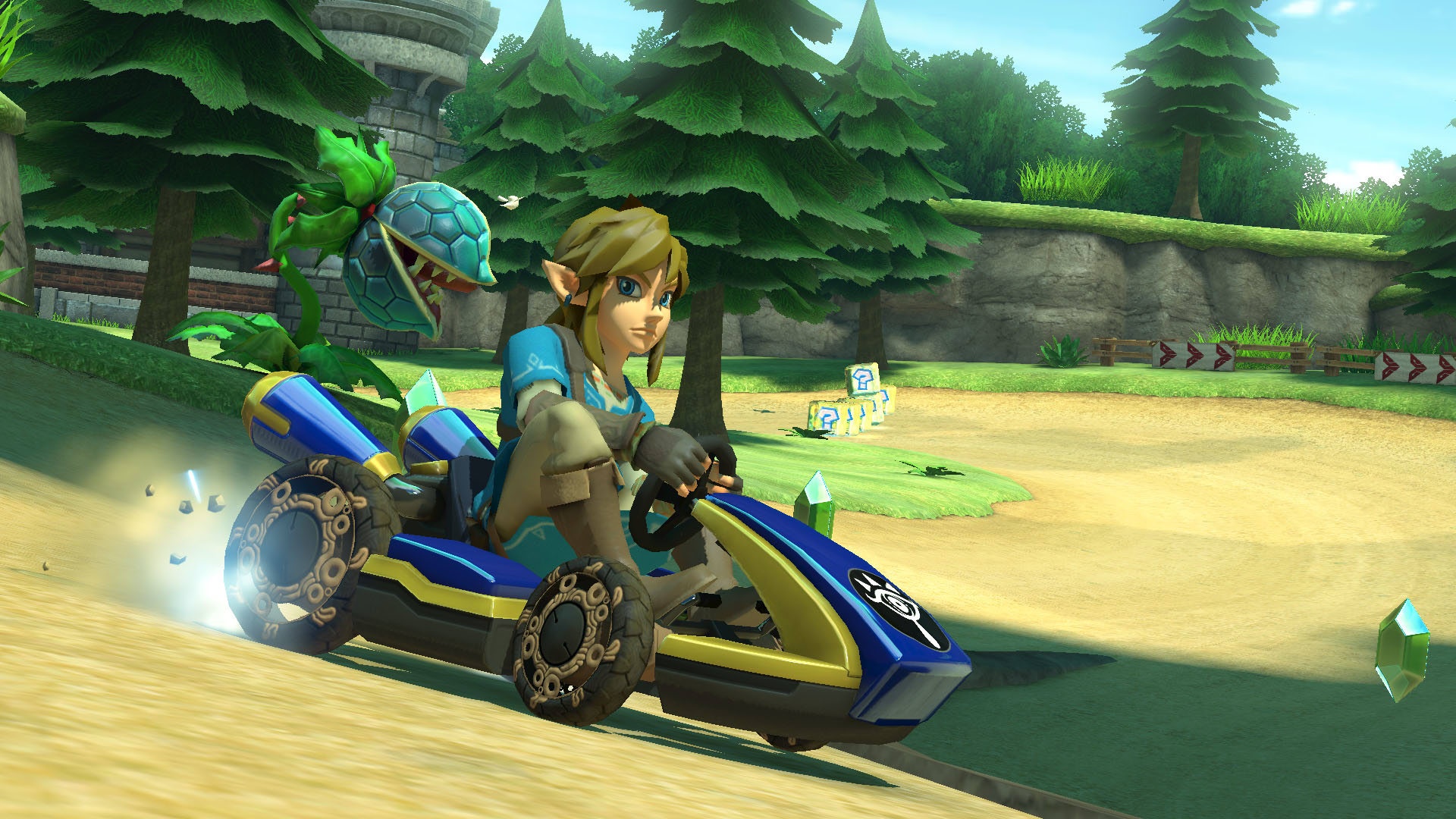 Link from Mario Kart 8 Deluxe HD Wallpaper