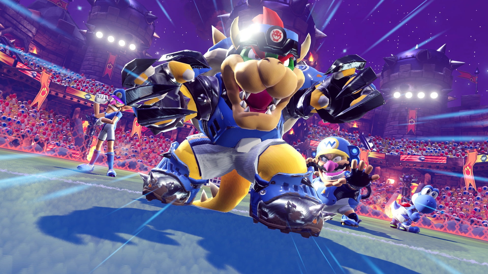 Bowser from Mario Strikers: Battle League HD Wallpaper