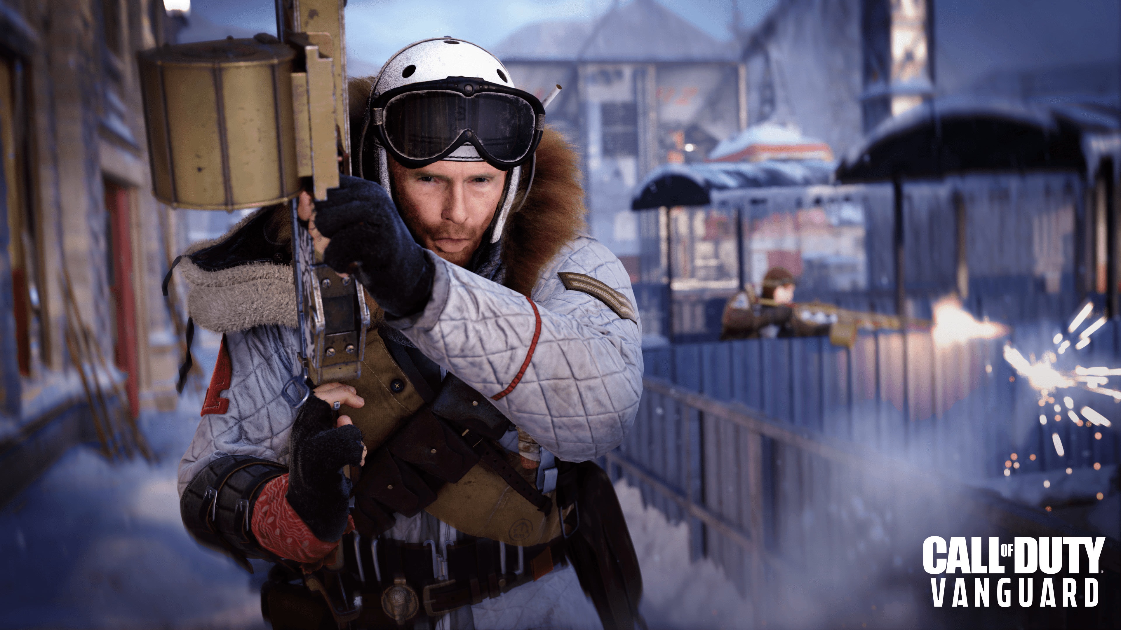 Call of Duty: Vanguard soldier with weapon HD Wallpaper