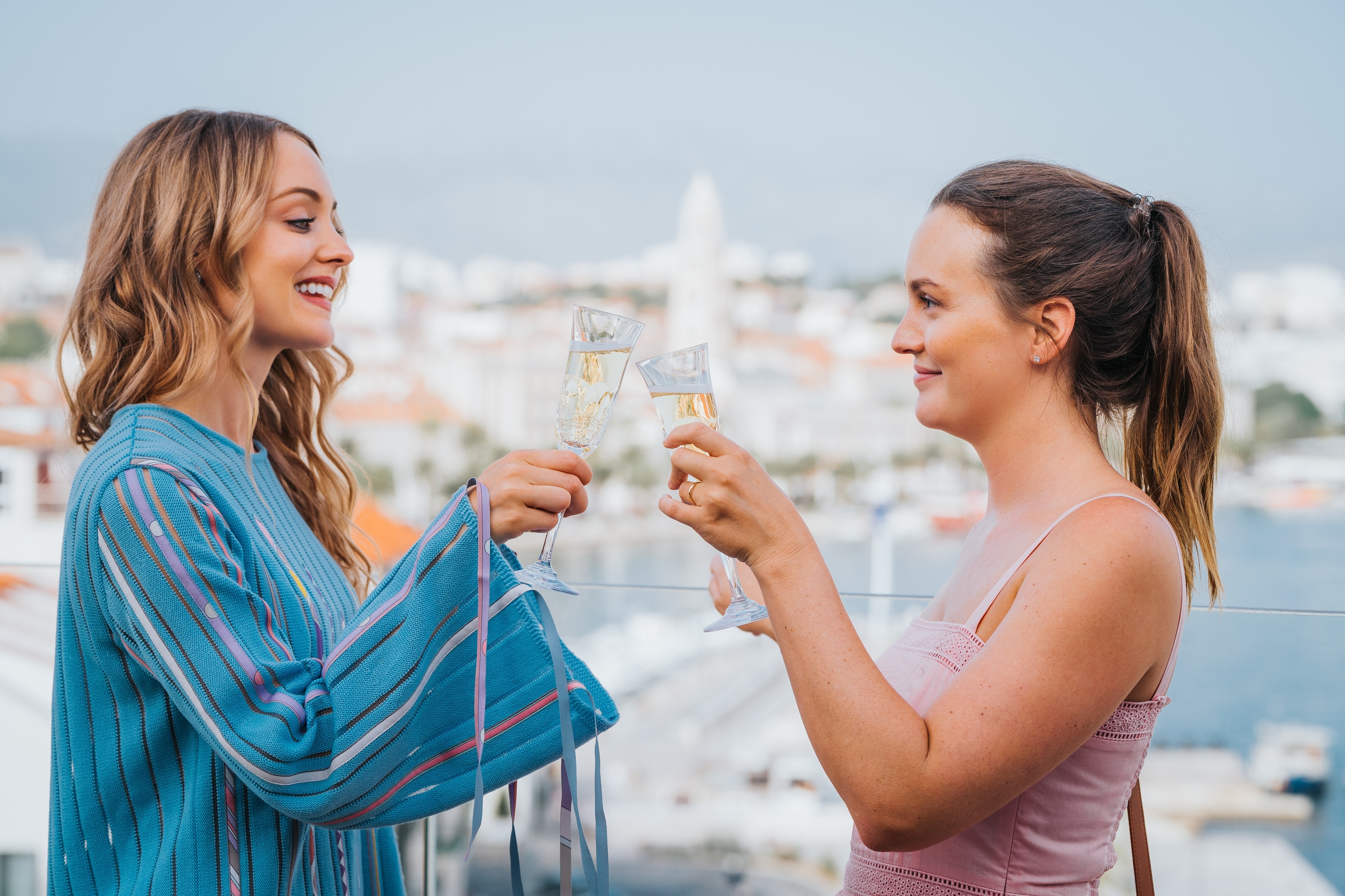 Leighton Meester and Christina Wolfe from The Weekend Away 4K HD Wallpaper