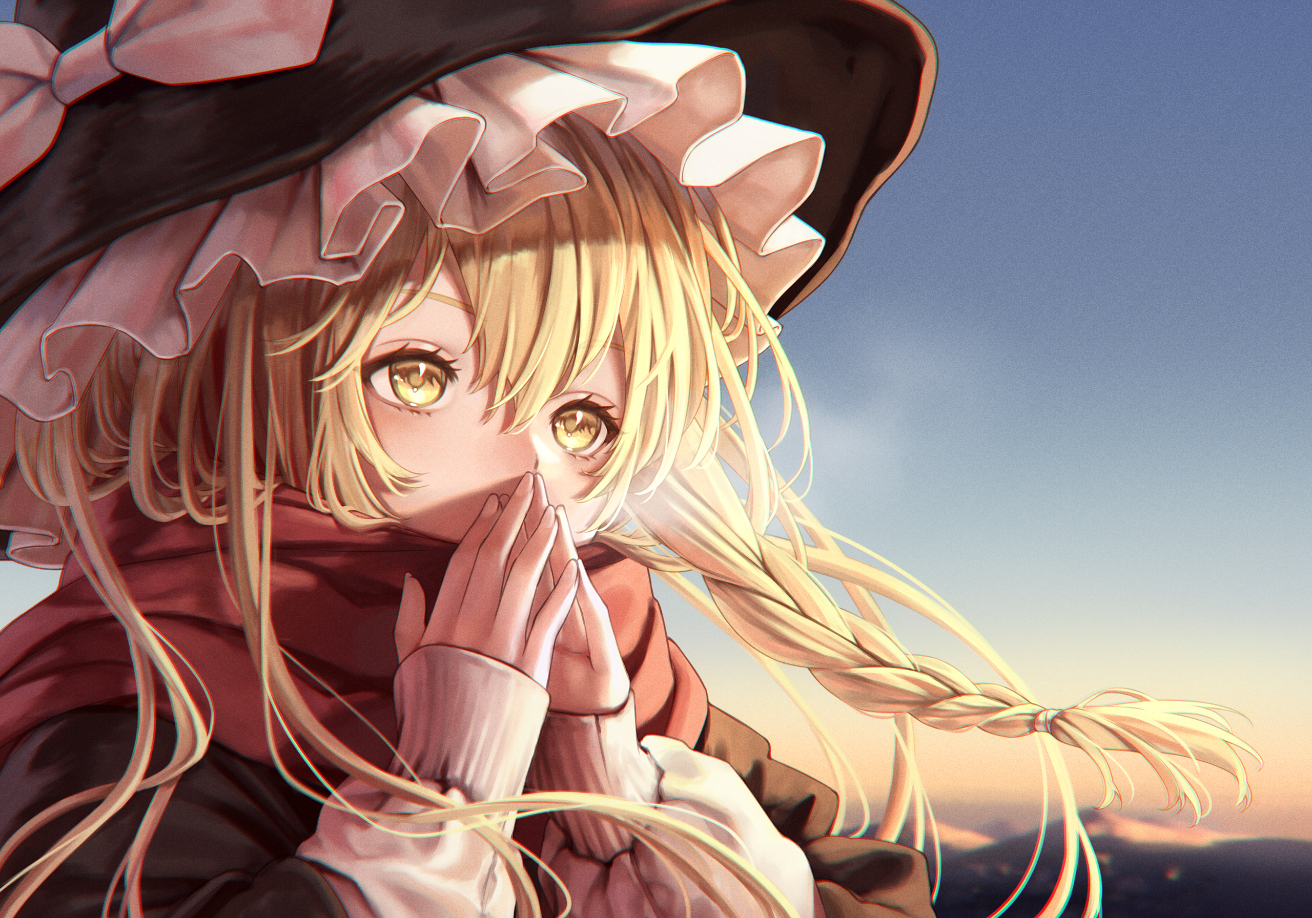 Marisa Kirisame from Touhou Project HD Wallpaper