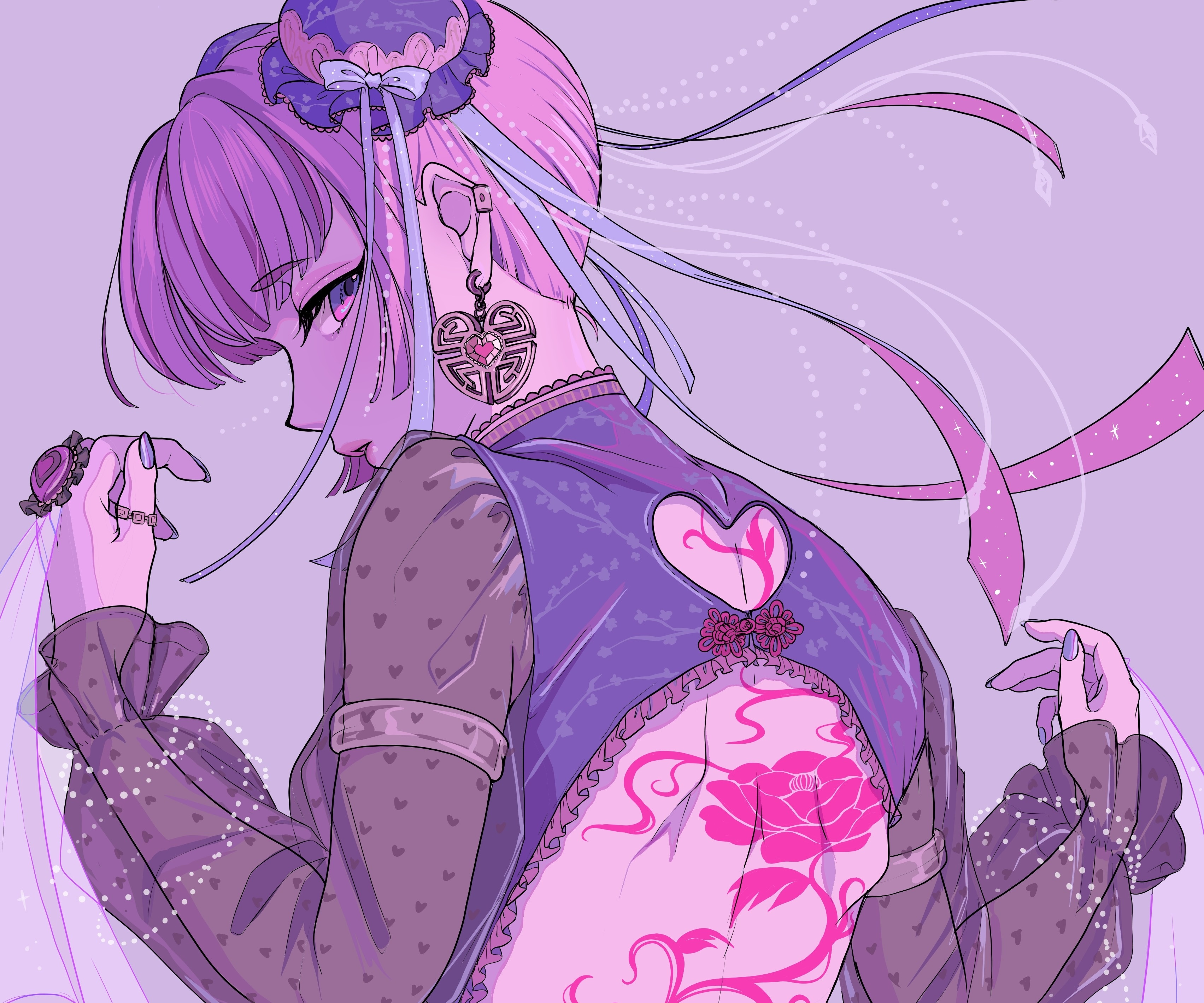 Girl with pink hair and tattoo HD Wallpaper