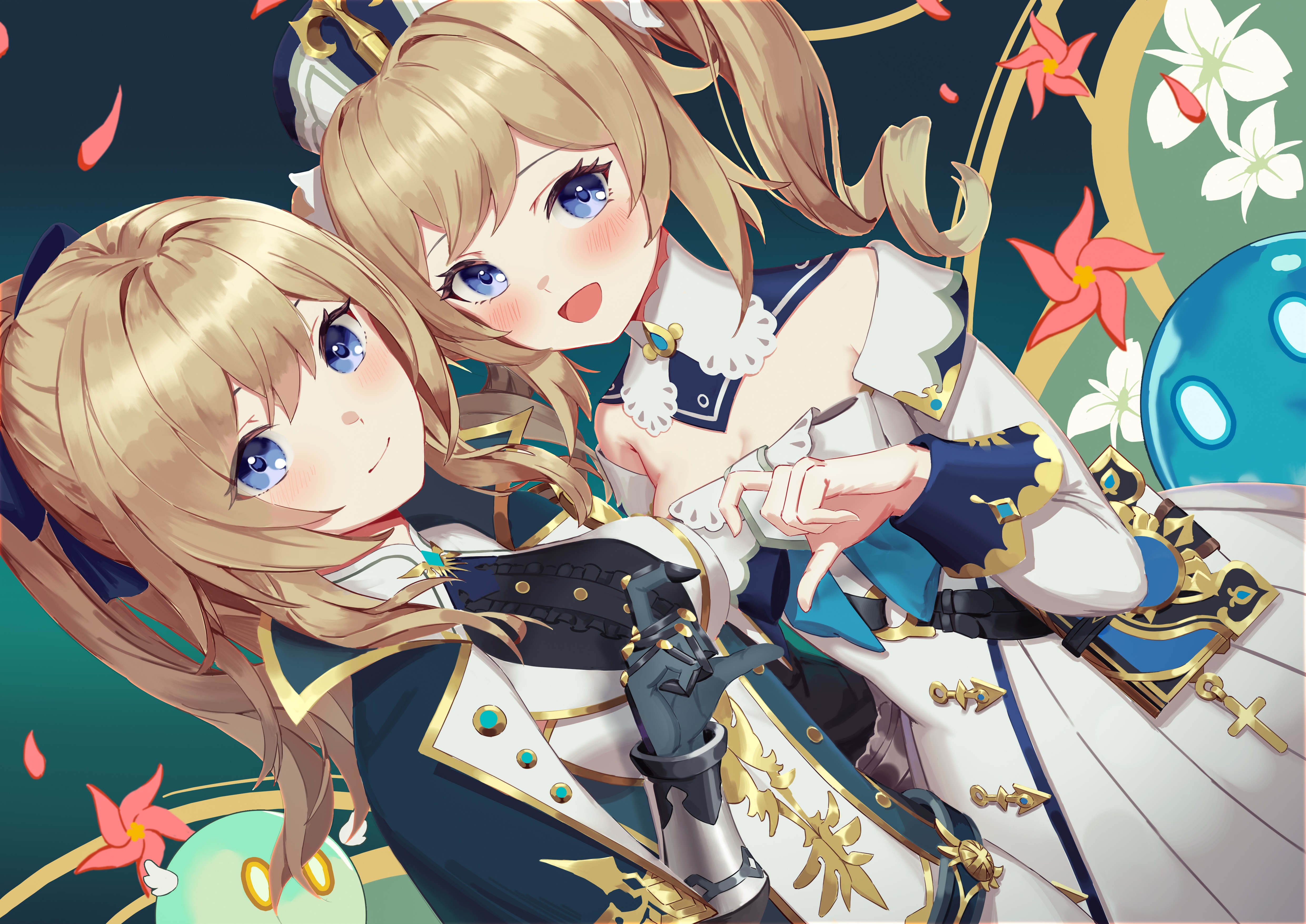 Barbara and Jean from Genshin Impact 4K HD Wallpaper