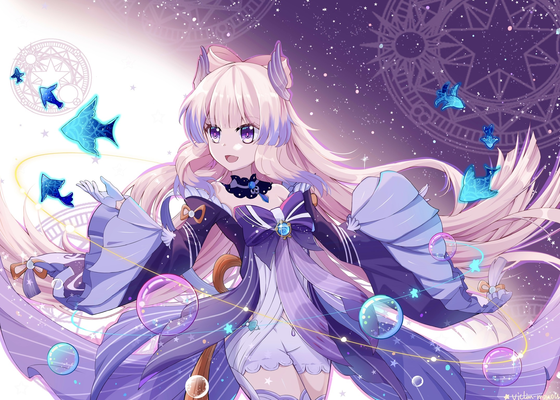 Sangonomiya Kokomi from Genshin Impact HD Wallpaper