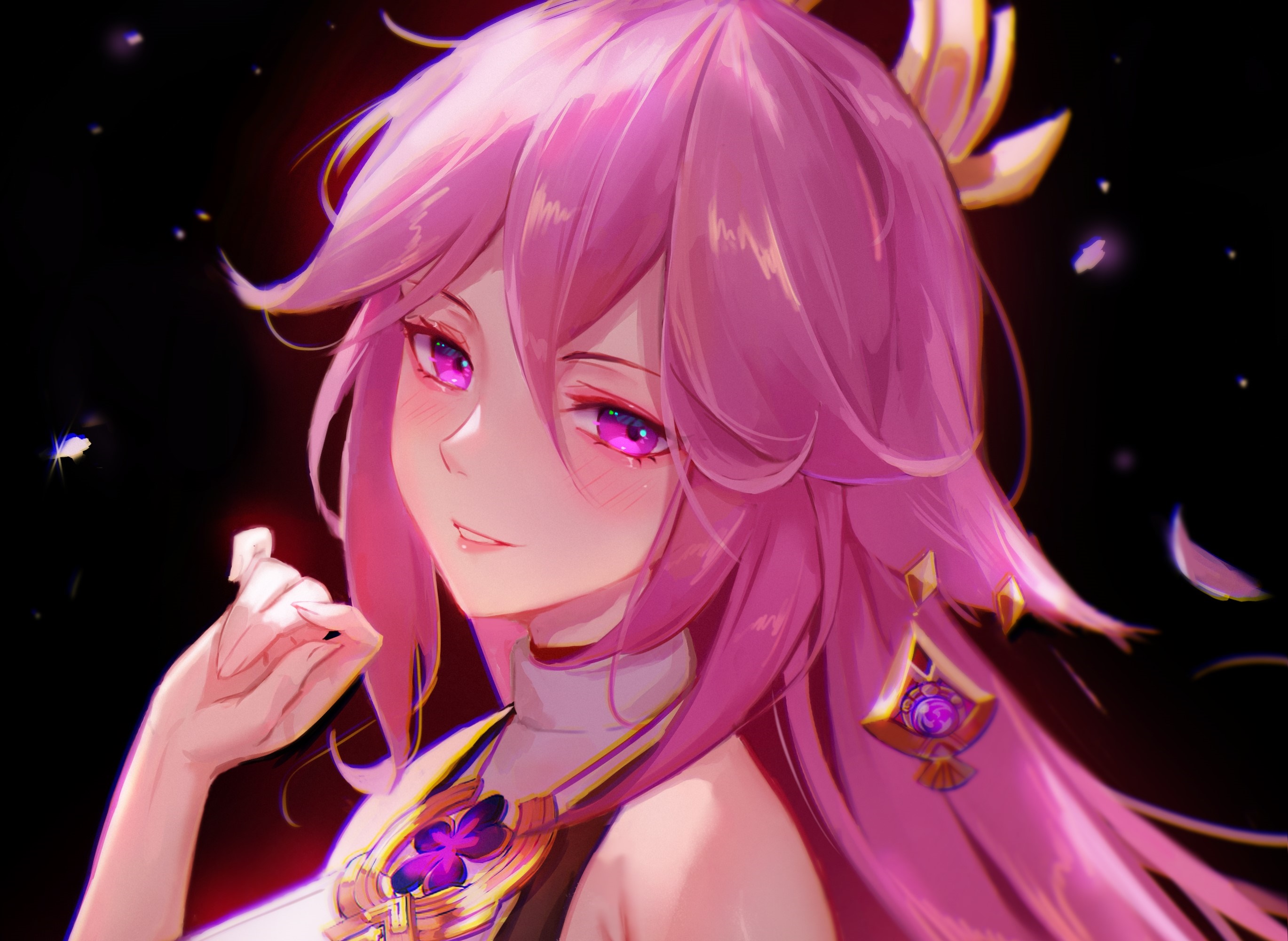 Yae Miko from Genshin Impact HD Wallpaper