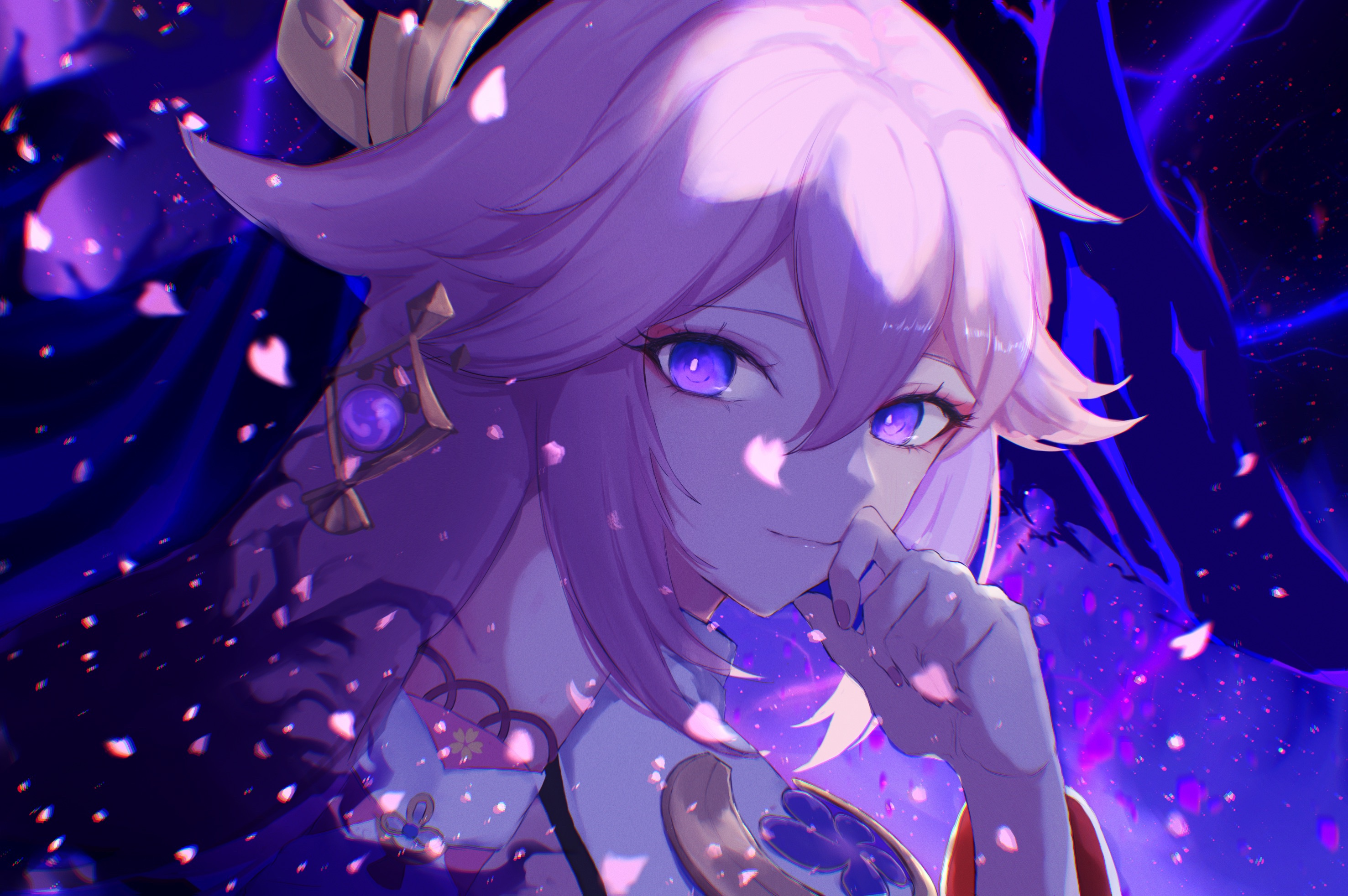 Yae Miko from Genshin Impact HD Wallpaper