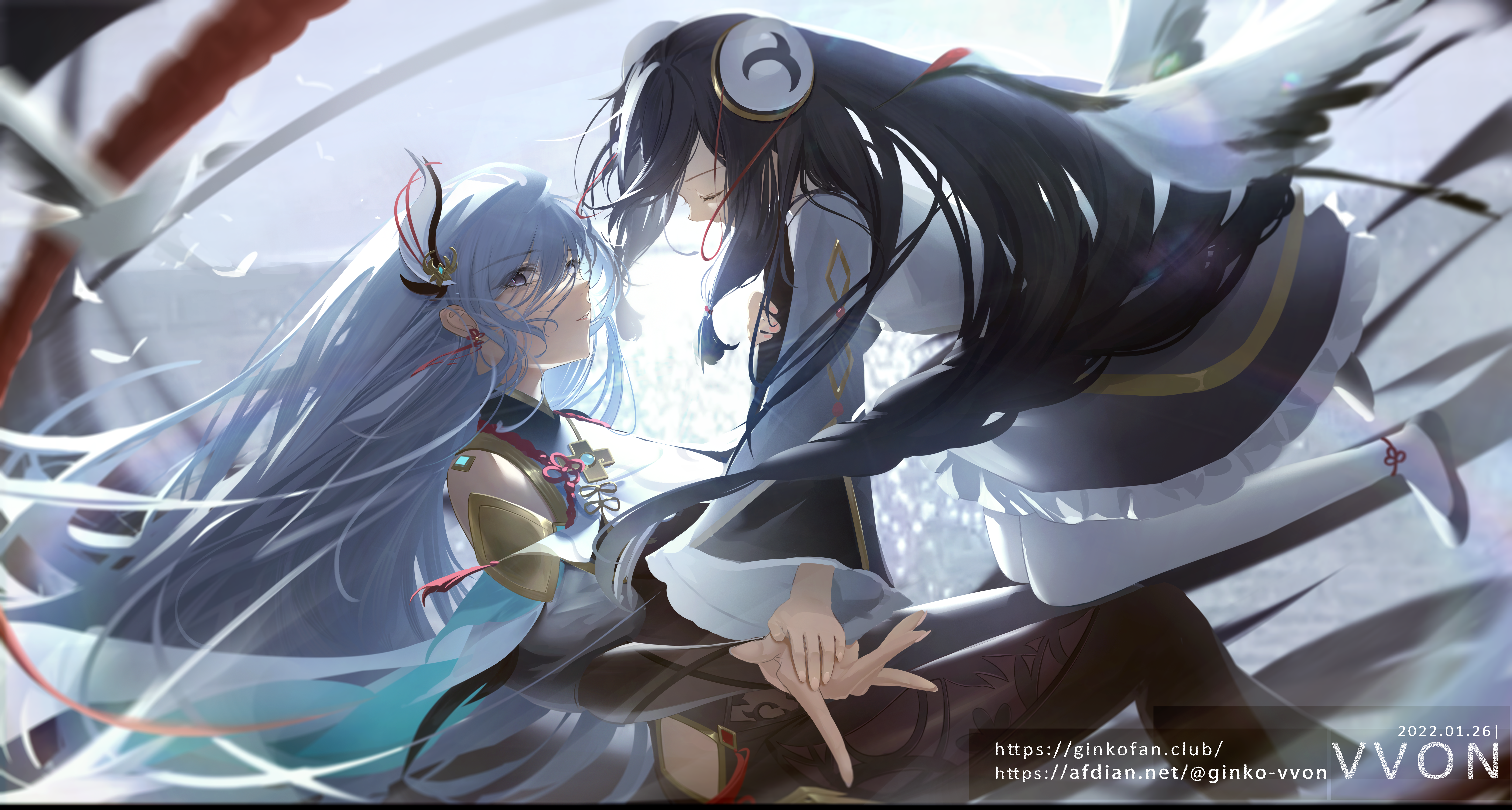 Shenhe from Genshin Impact 4K HD Wallpaper