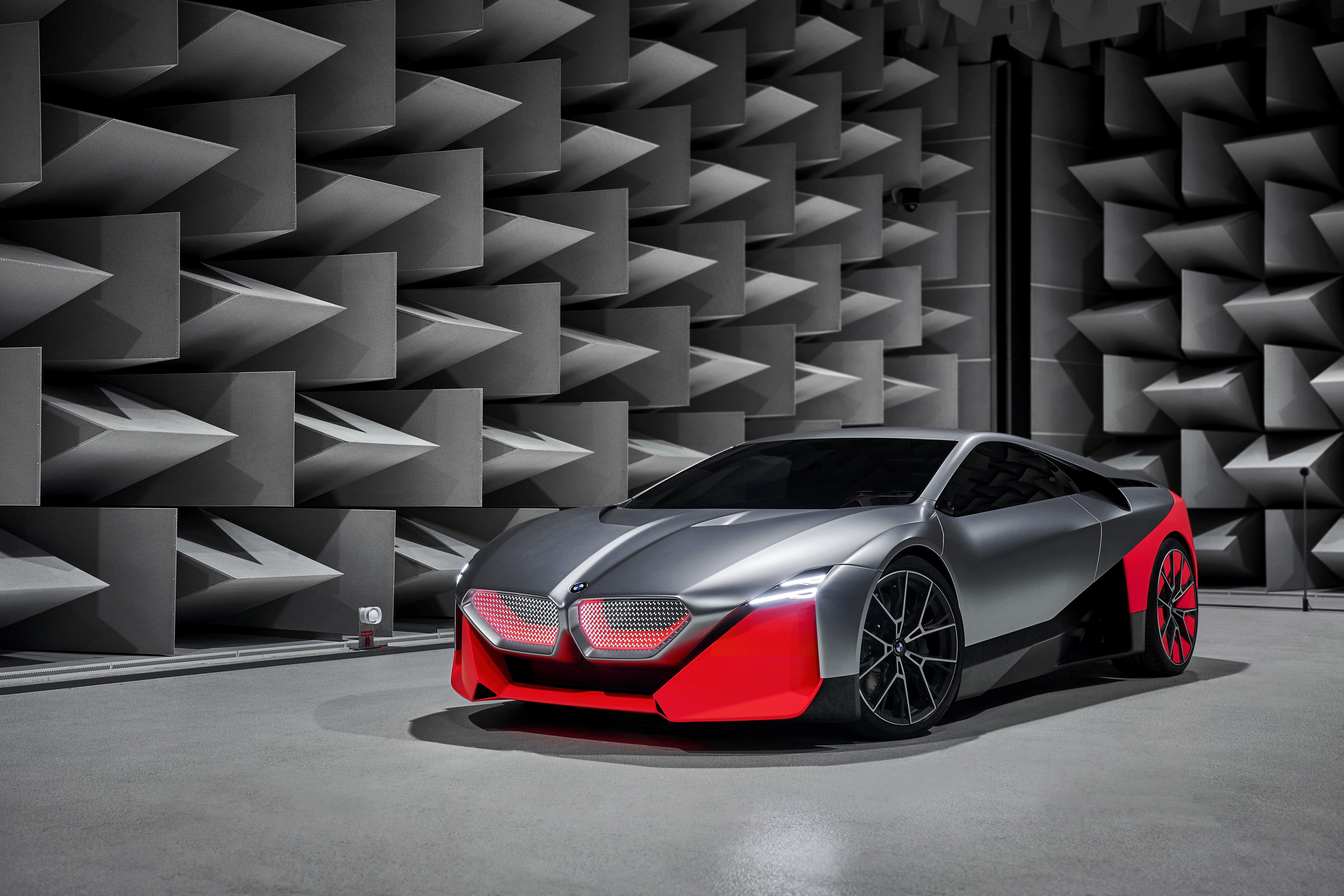 BMW Vision M NEXT Concept car in anechoic chamber HD Wallpaper