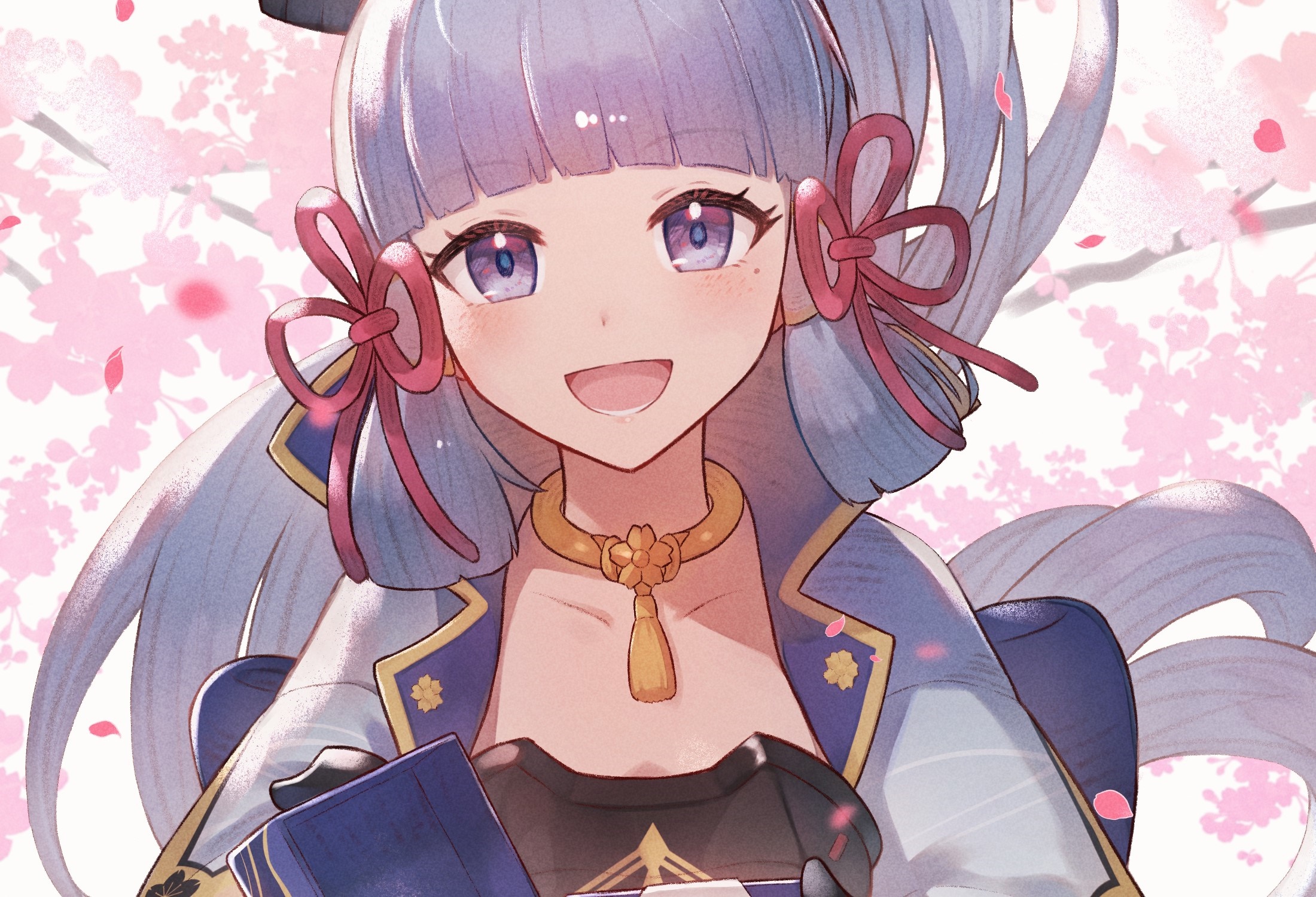 Kamisato Ayaka from Genshin Impact HD Wallpaper