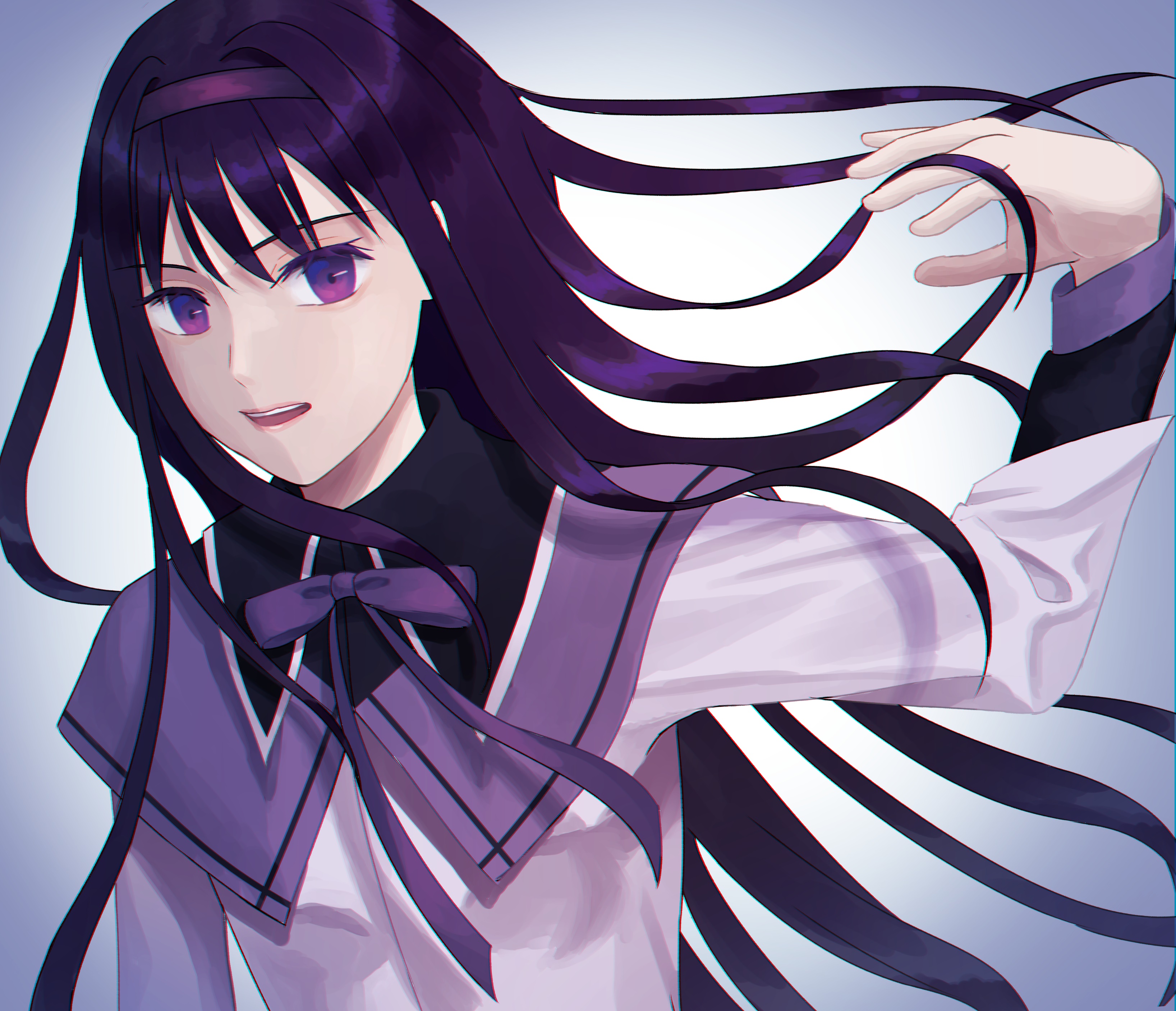 Homura Akemi from Puella Magi Madoka Magica HD Wallpaper