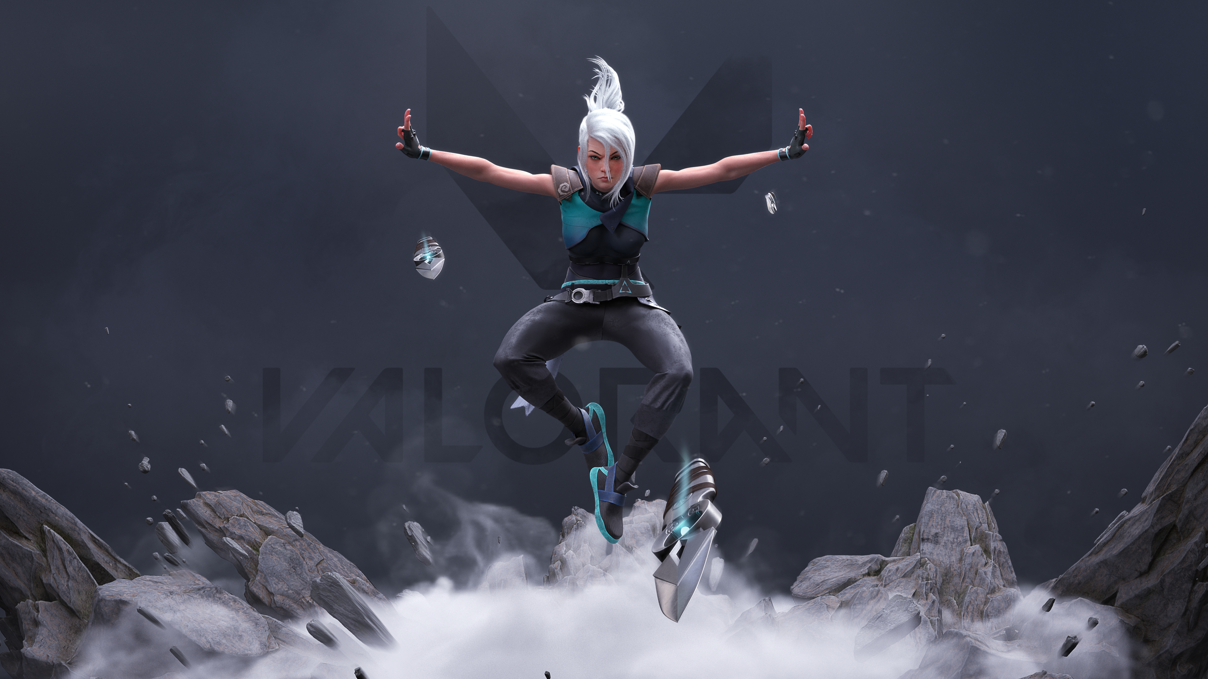 Jett from Valorant in 4K HD Wallpaper