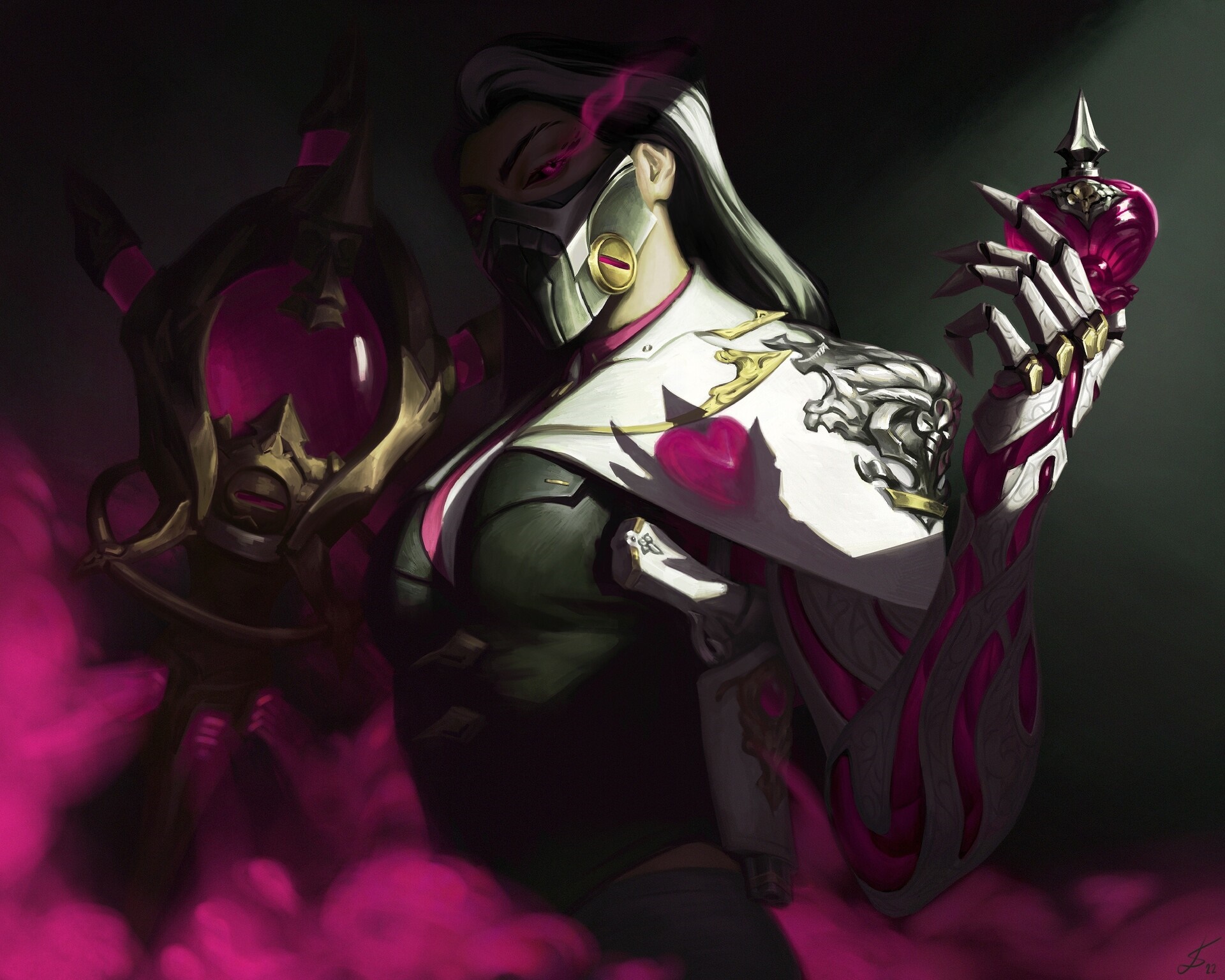 Renata Glasc from League of Legends holding a potion HD Wallpaper