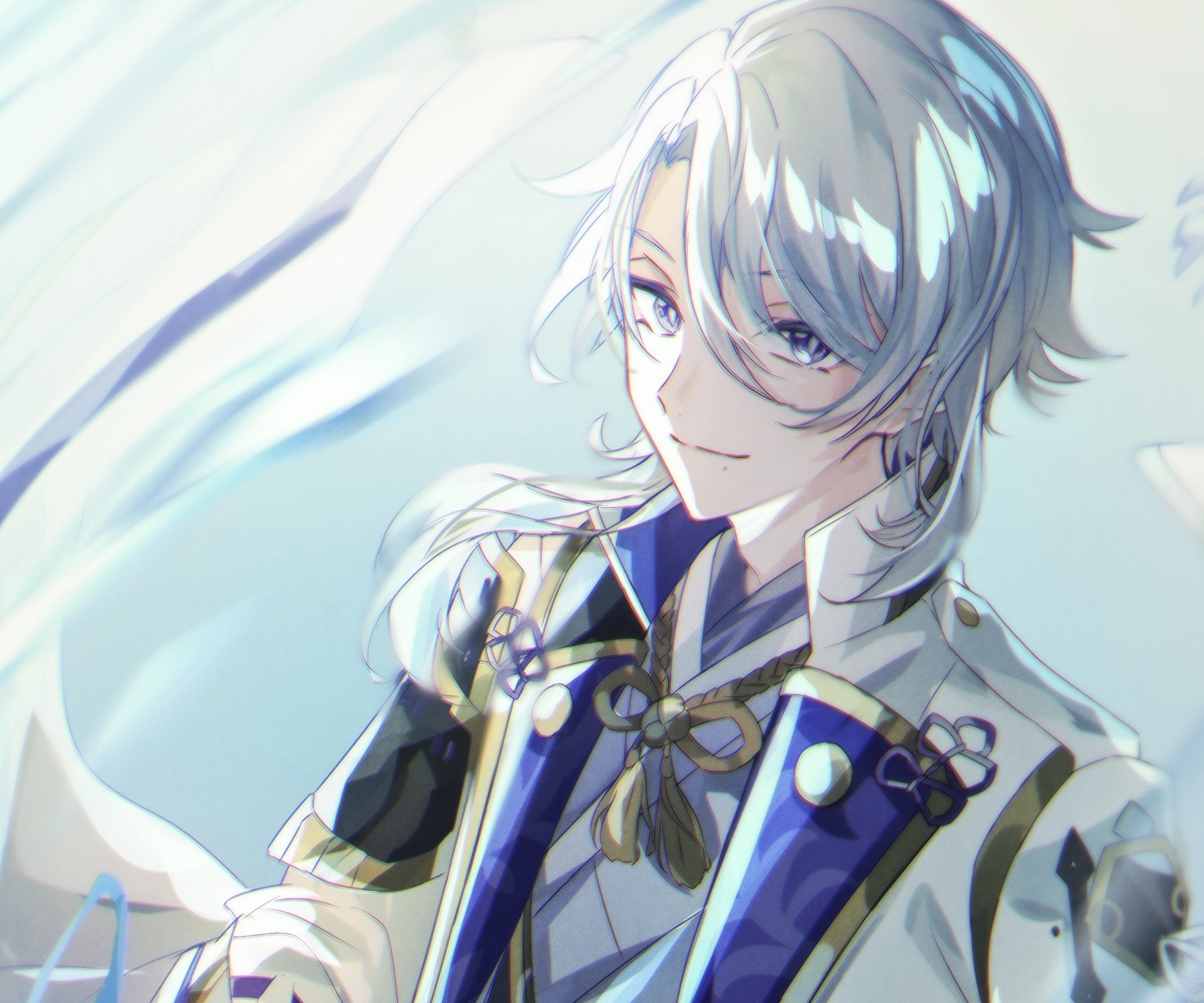 Kamisato Ayato from Genshin Impact HD Wallpaper