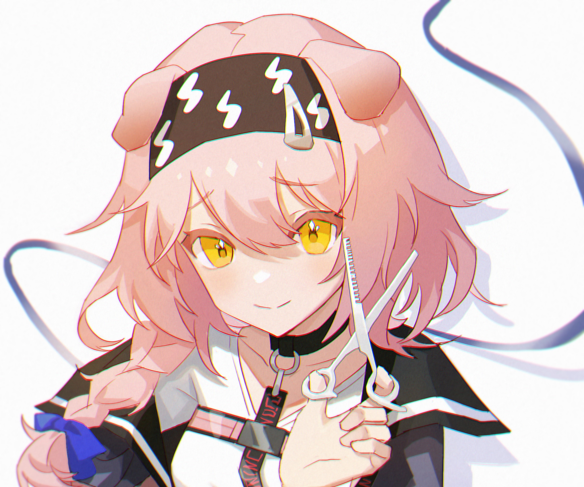 Goldenglow from Arknights holding scissors HD Wallpaper