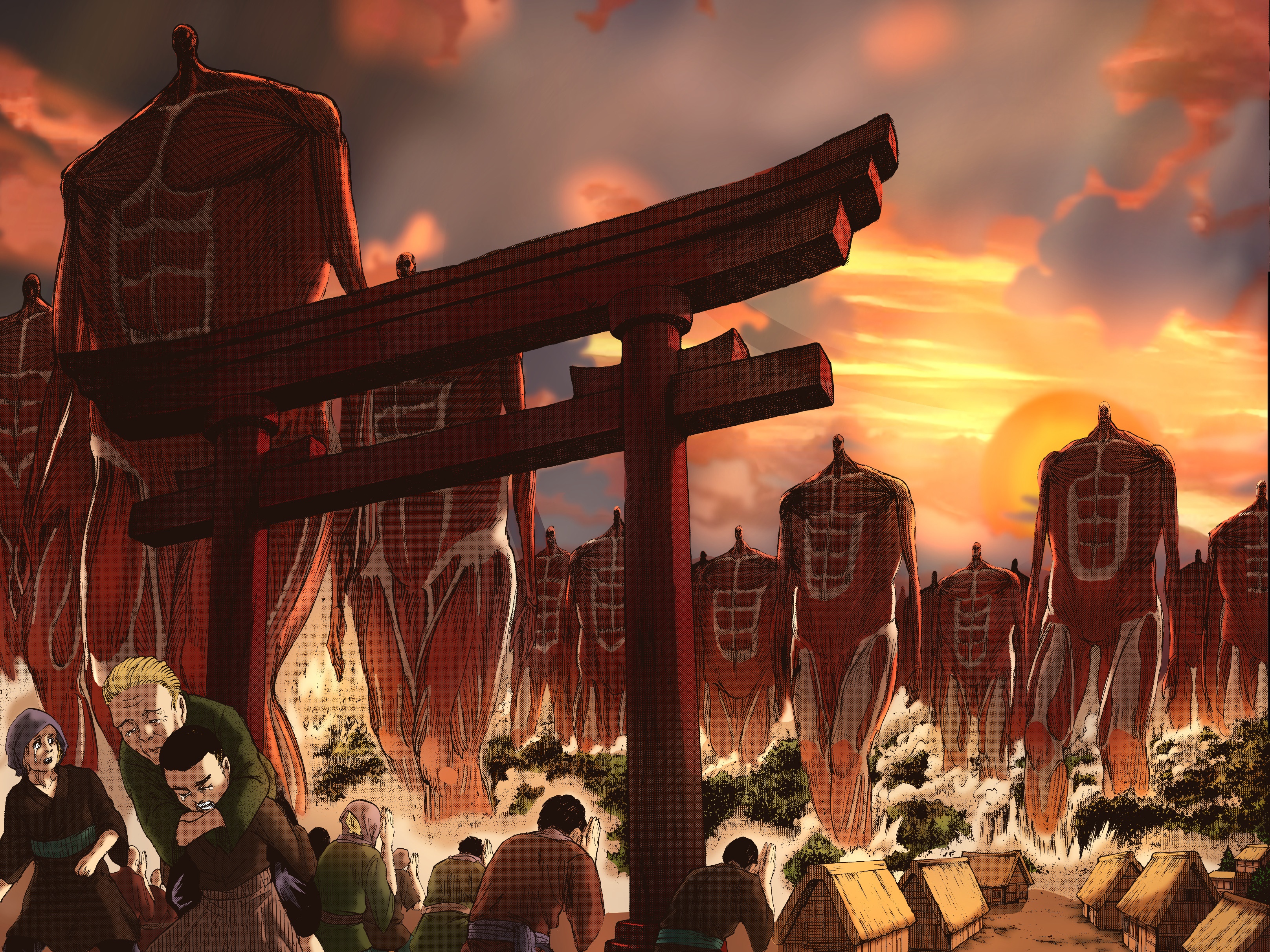 The Rumbling from Attack On Titan HD Wallpaper