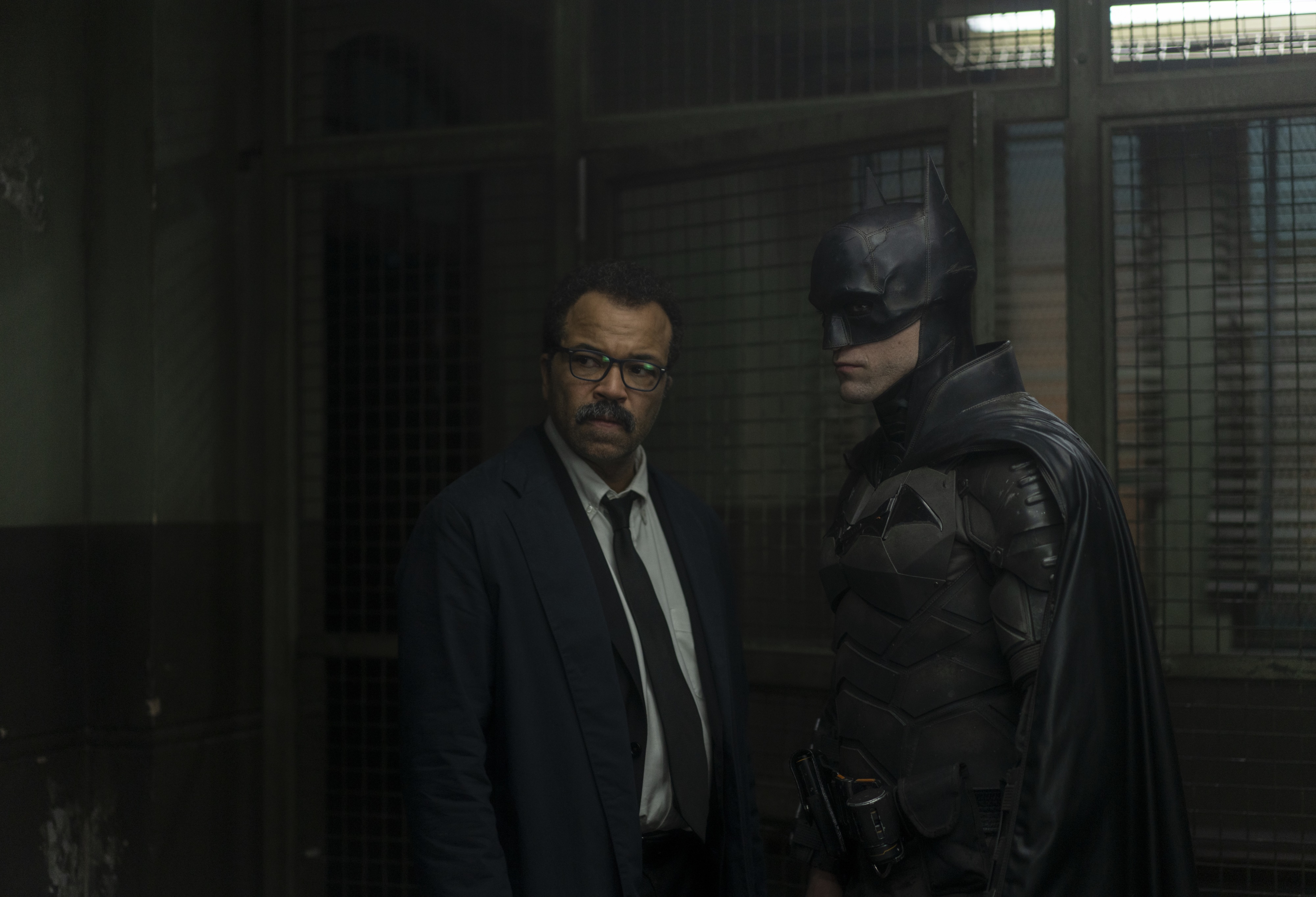 Batman from The Batman 4K with Jeffrey Wright HD Wallpaper