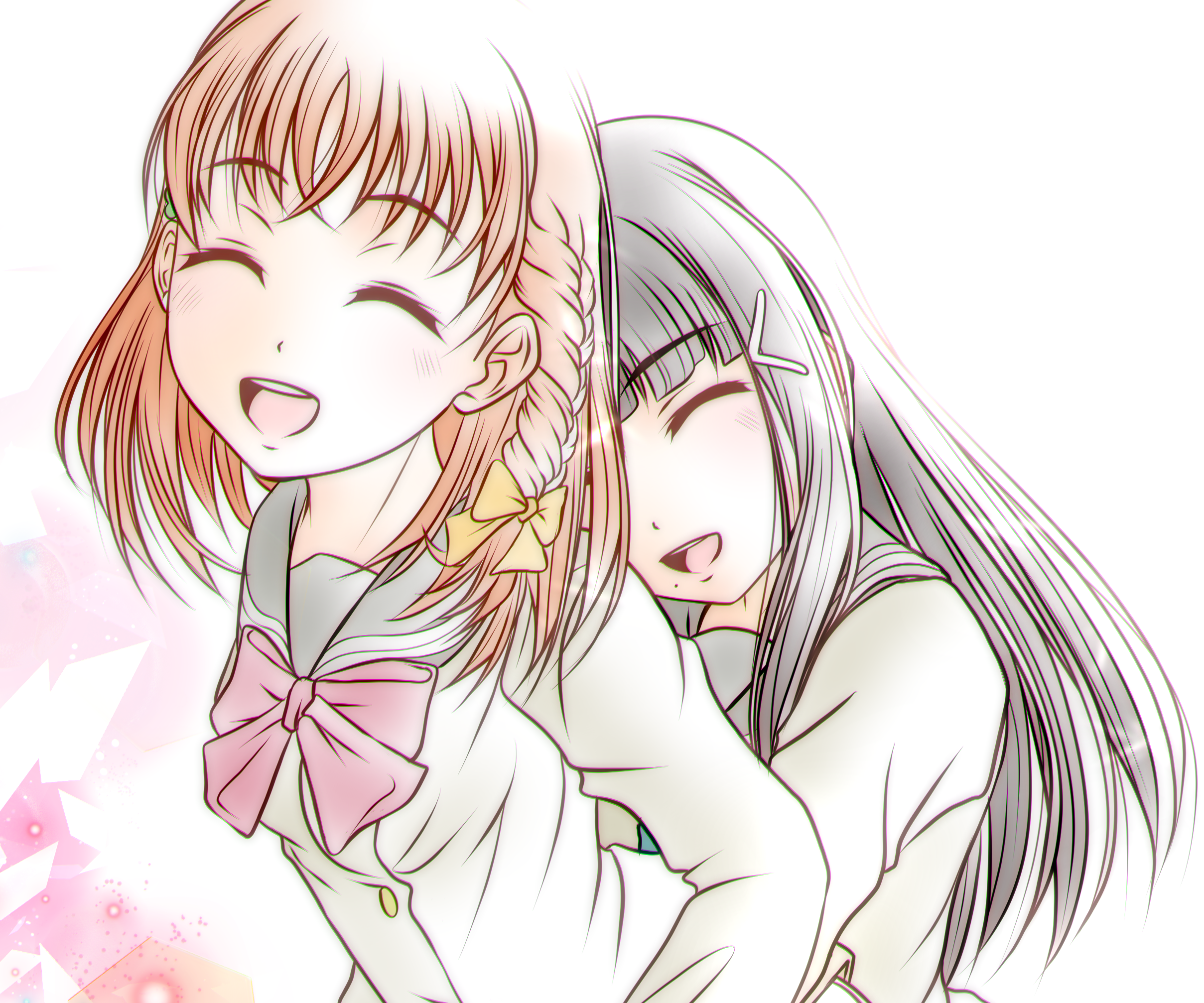Chika Takami and Dia Kurosawa from Love Live! Sunshine!! HD Wallpaper