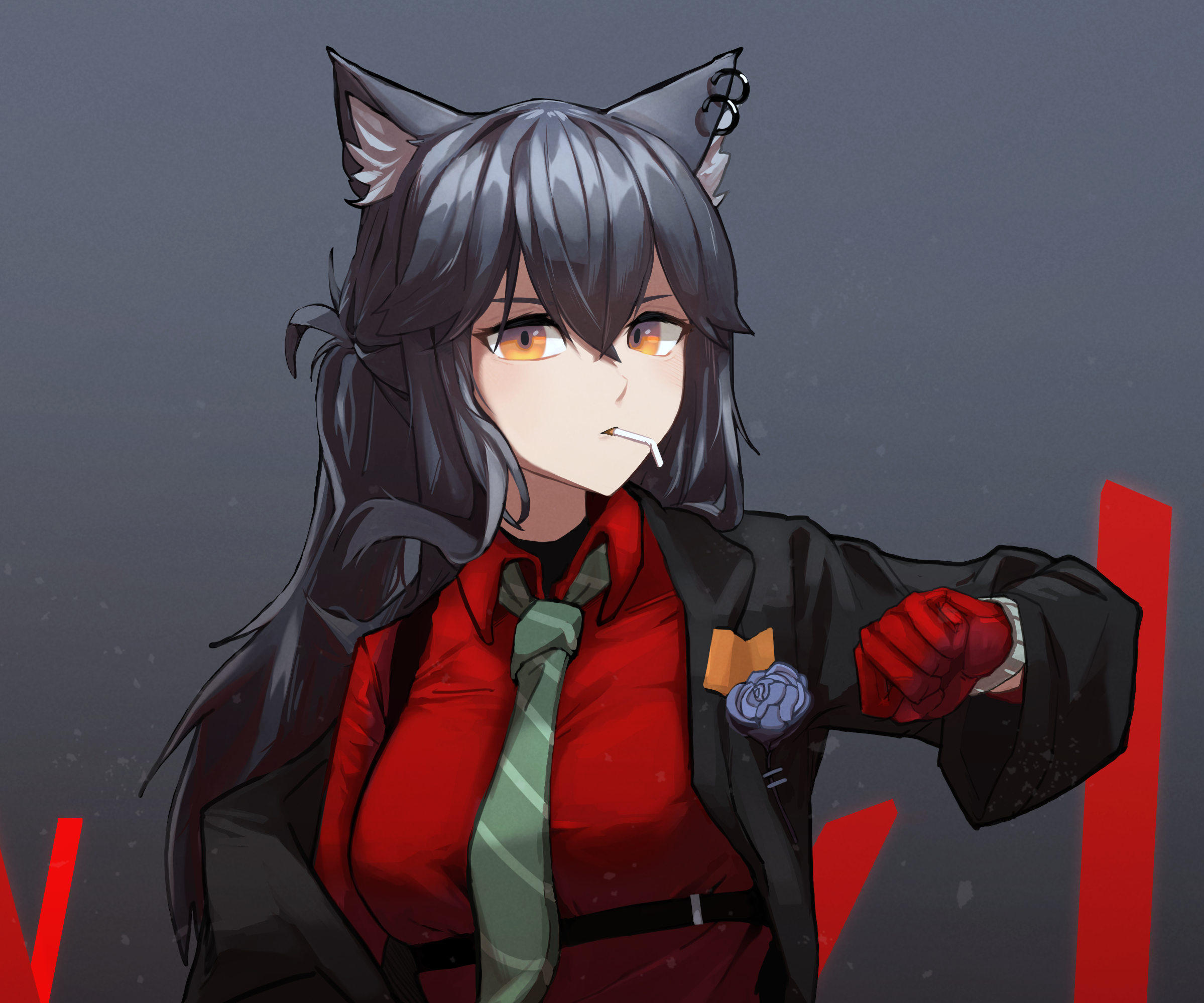 Texas from Arknights HD Wallpaper
