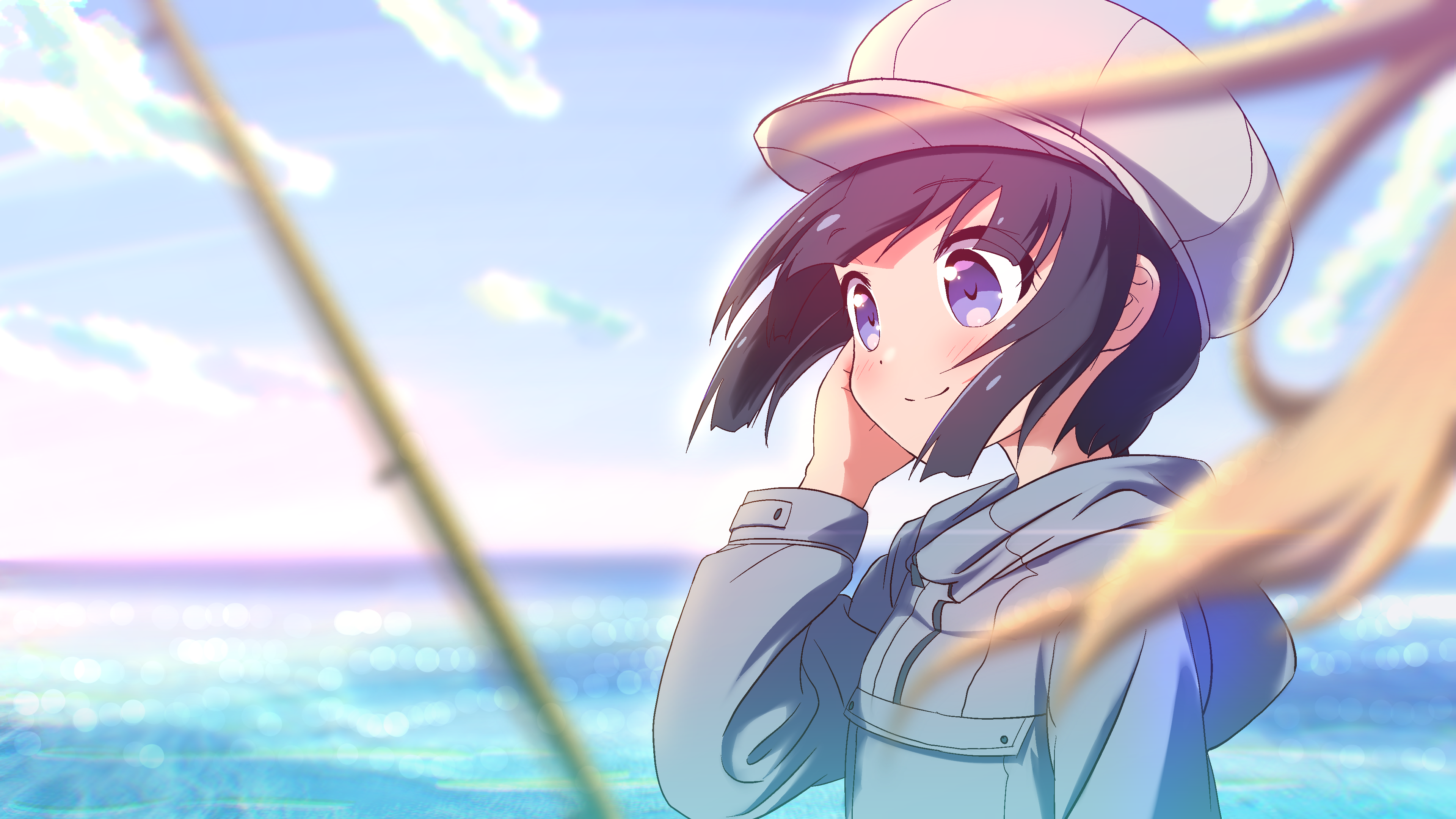 Hiyori Minagi from Slow Loop 4K HD Wallpaper