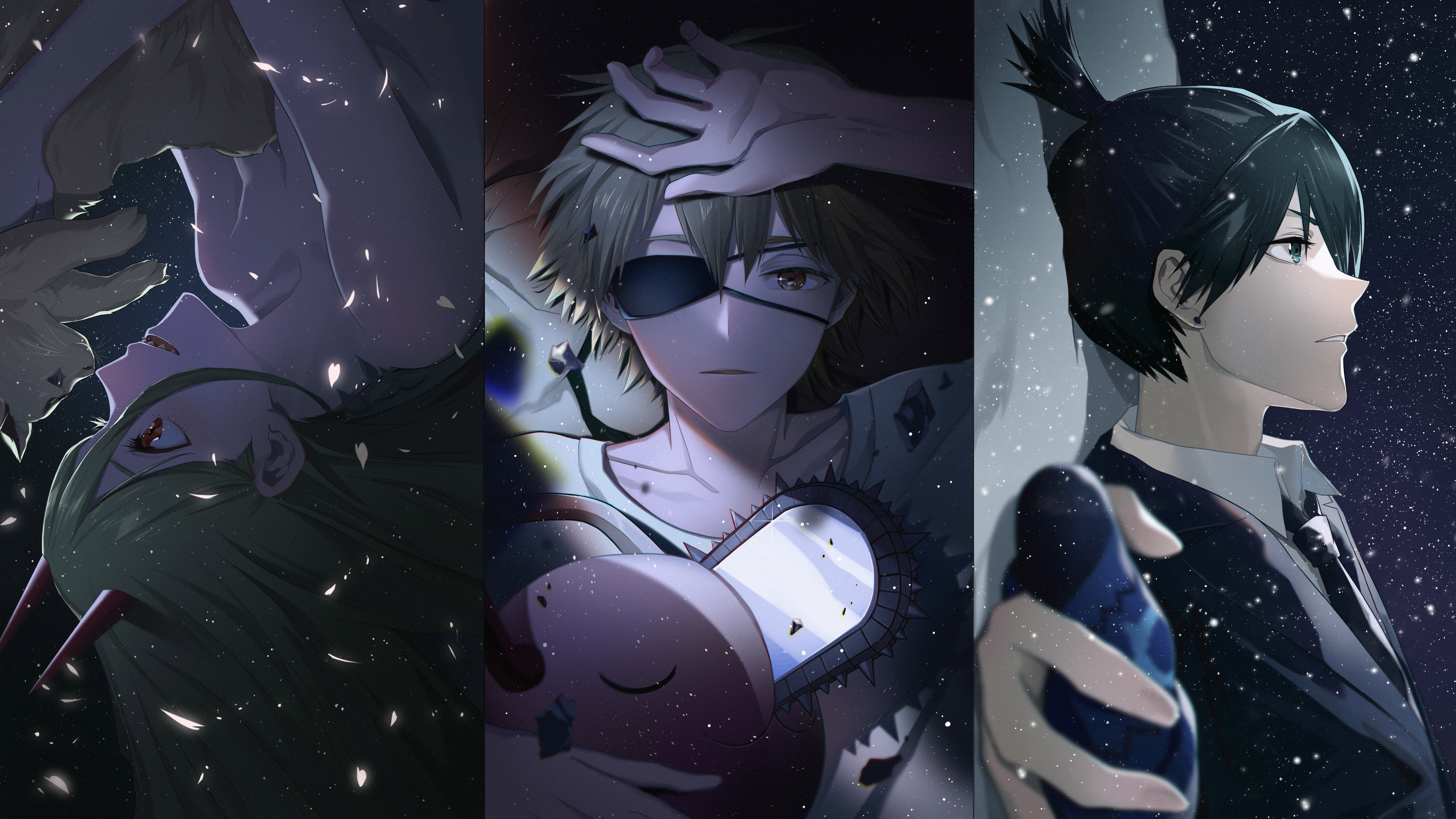 Chainsaw Man Characters in Detail HD Wallpaper
