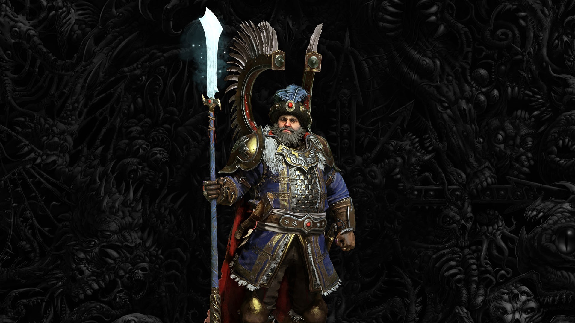 The Red Tzar with a Halberd HD Wallpaper