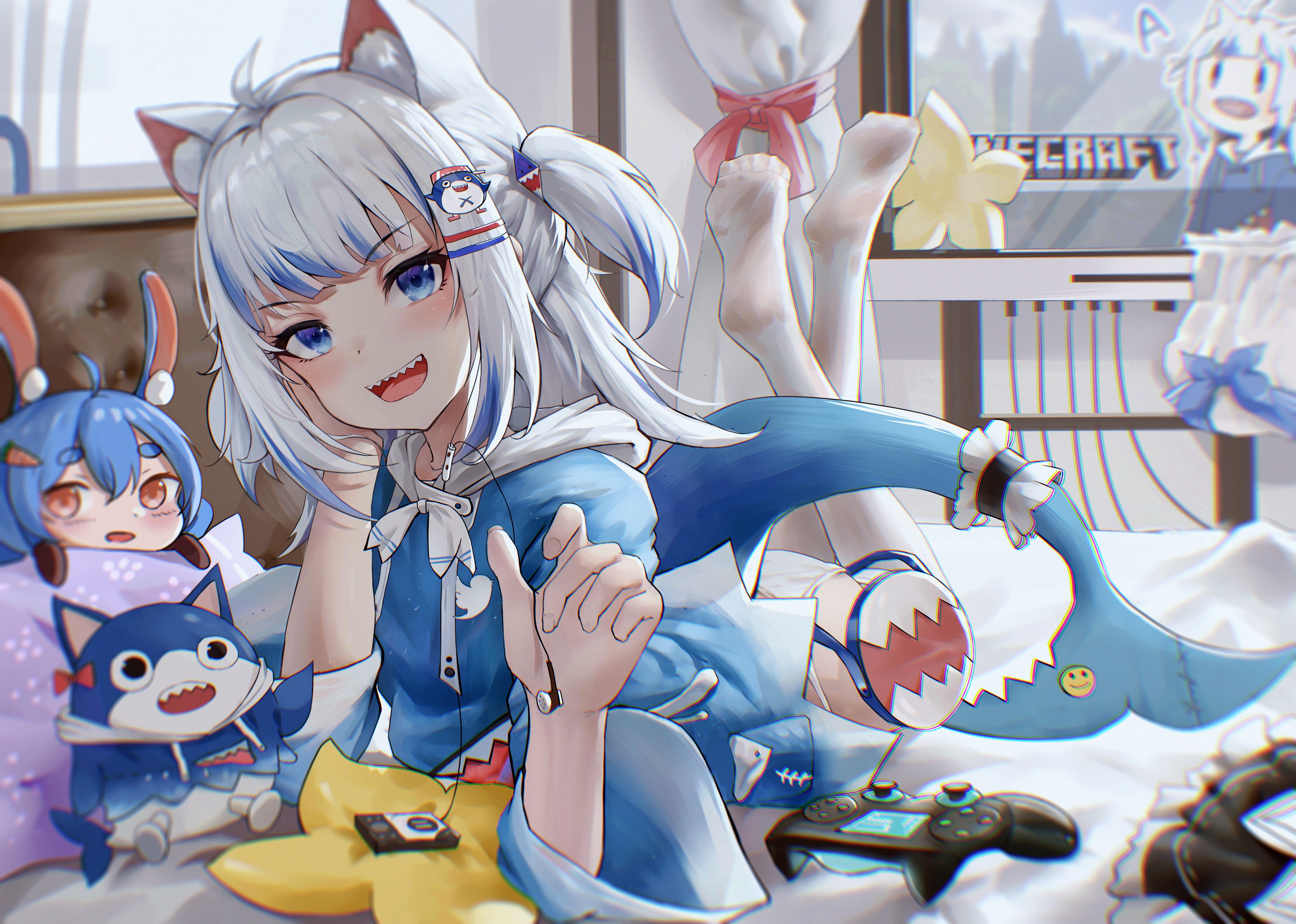 Gawr Gura from Hololive 4K HD Wallpaper
