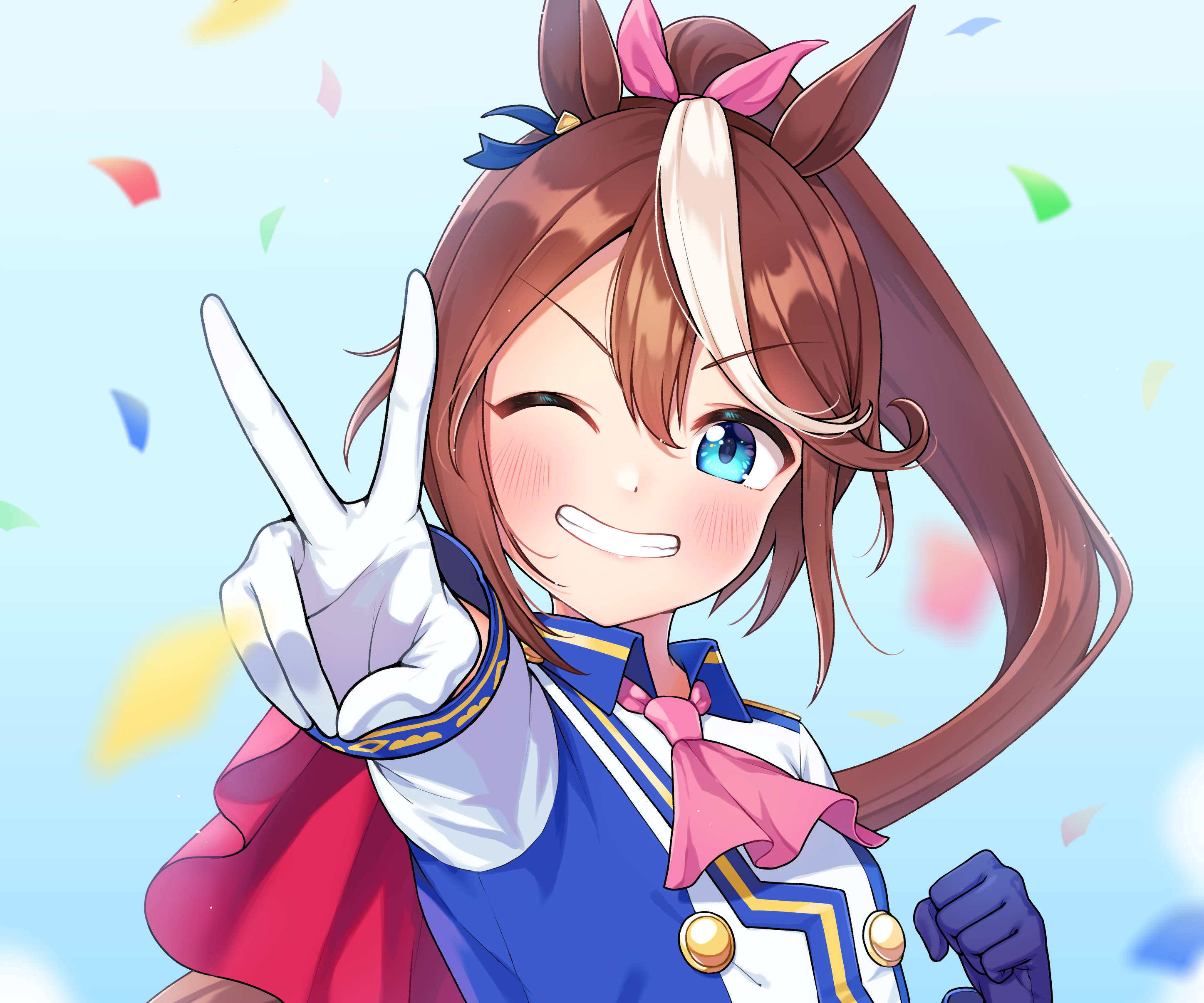 Tokai Teio from Uma Musume: Pretty Derby HD Wallpaper